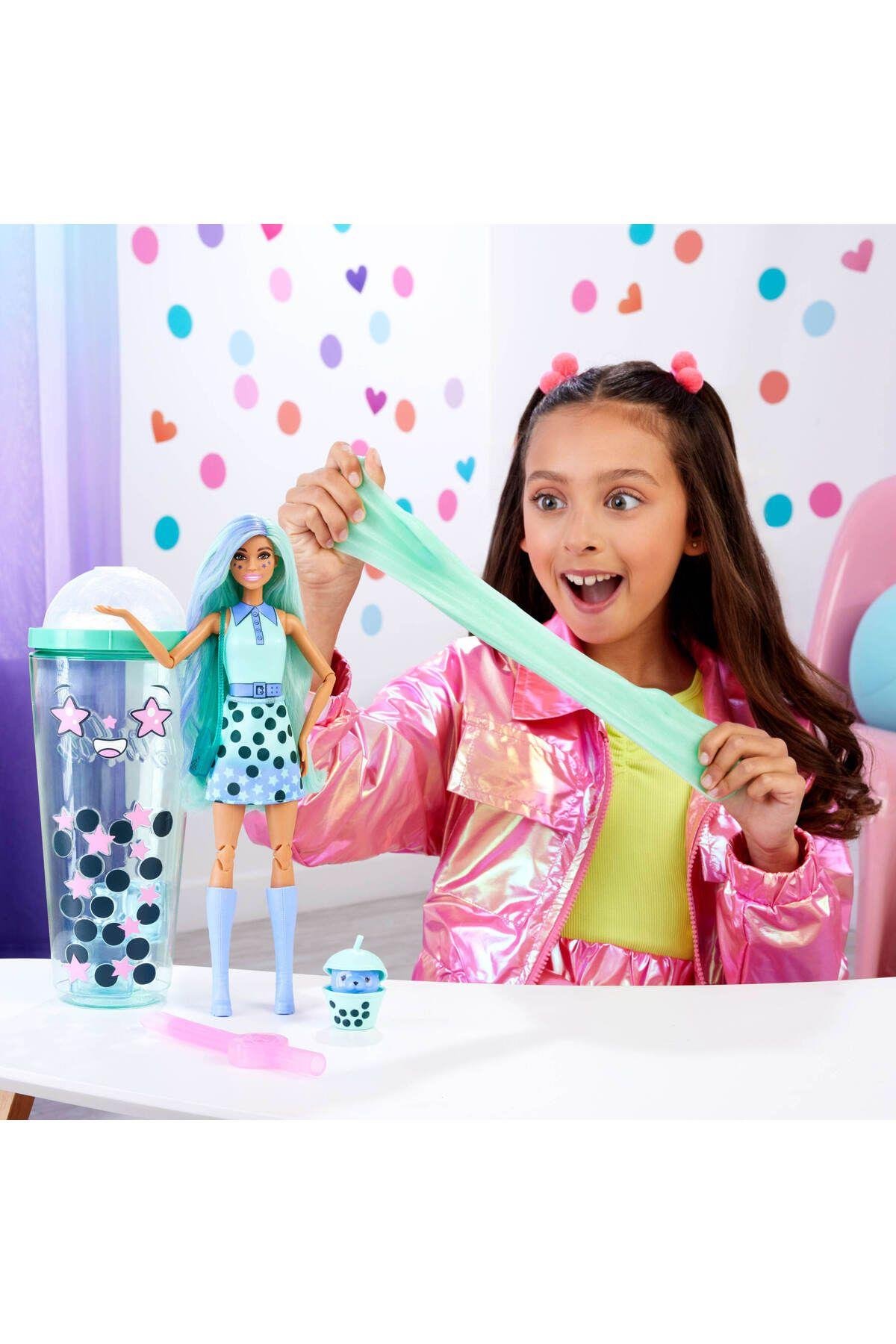 HTJ21 | Pop Reveal Barbie Boba Series - Green Tea-Oyuncak Bebekler