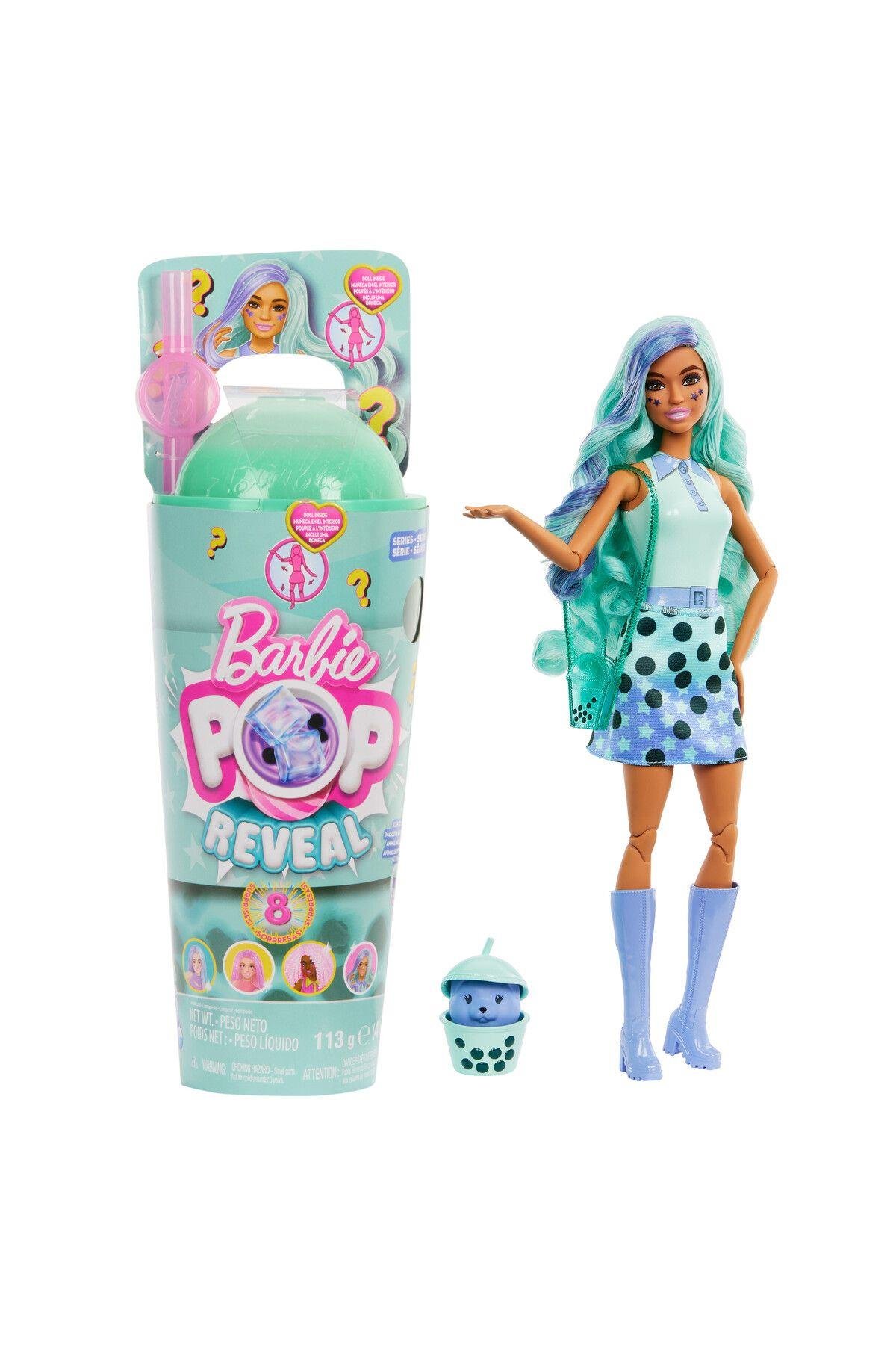HTJ21 | Pop Reveal Barbie Boba Series - Green Tea-Oyuncak Bebekler