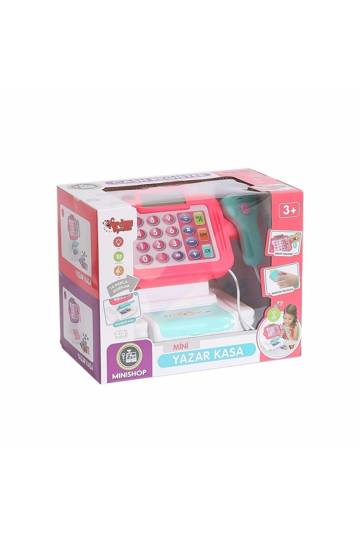HUA-66102 Sesli ve Işıklı Dokunmatik Yazarkasa -Vardem-Eğitici Oyuncak
