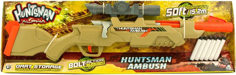 Huntsman Alpha Ambush Tüfek 10 Dartlı-Erkek Rol Oyuncakları