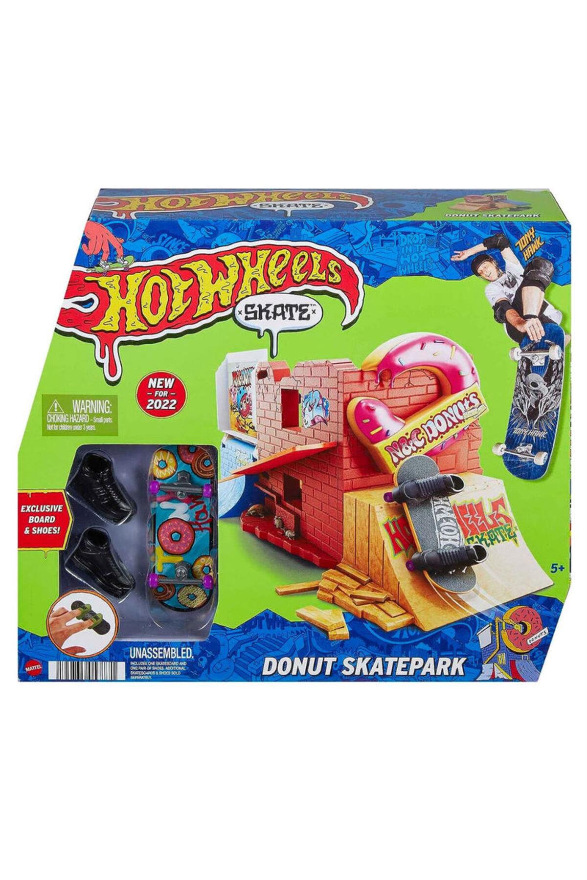 HW SKATE DROP IN SKATE SET ASST DONUT SKATEPARK HGT92-Araba Garaj ve Setleri
