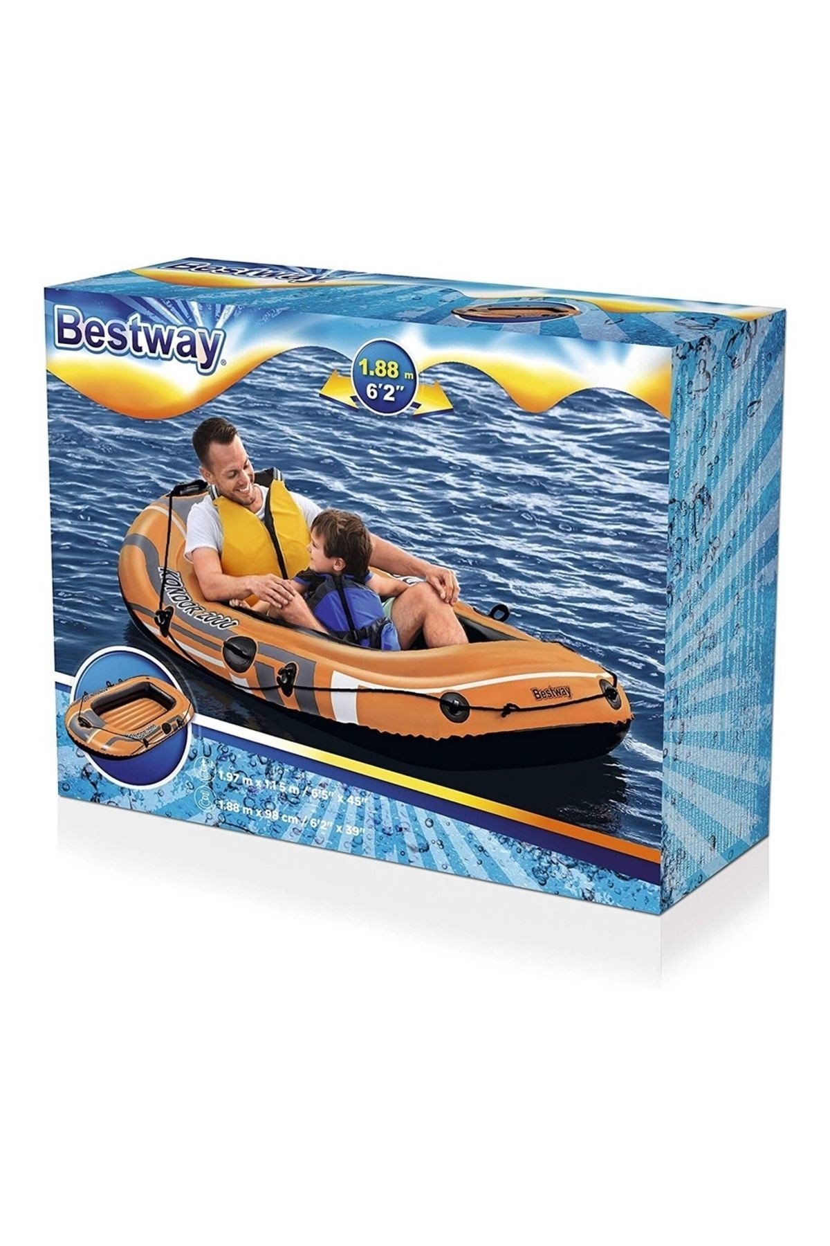 Hydro-force Kondor 2000 Şişme Bot Set 196x114 Cm-Deniz ve Havuz Ürünleri