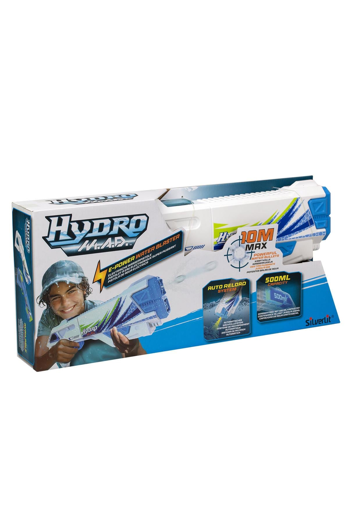 Hydro M.A.D. Elektrikli Su Tabancası - Beyaz 81150-Oyuncak Silahlar