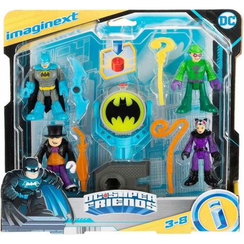 Imaginext Dc Super Friends Bat-Tech Bat-Signal Figür Seti HFD47-Karakter Figürleri