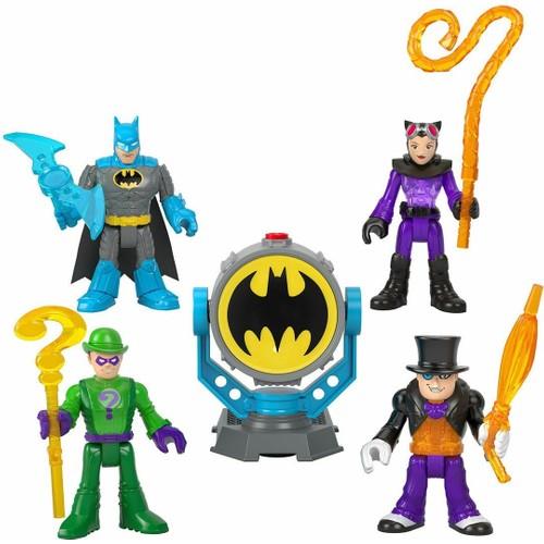 Imaginext Dc Super Friends Bat-Tech Bat-Signal Figür Seti HFD47-Karakter Figürleri