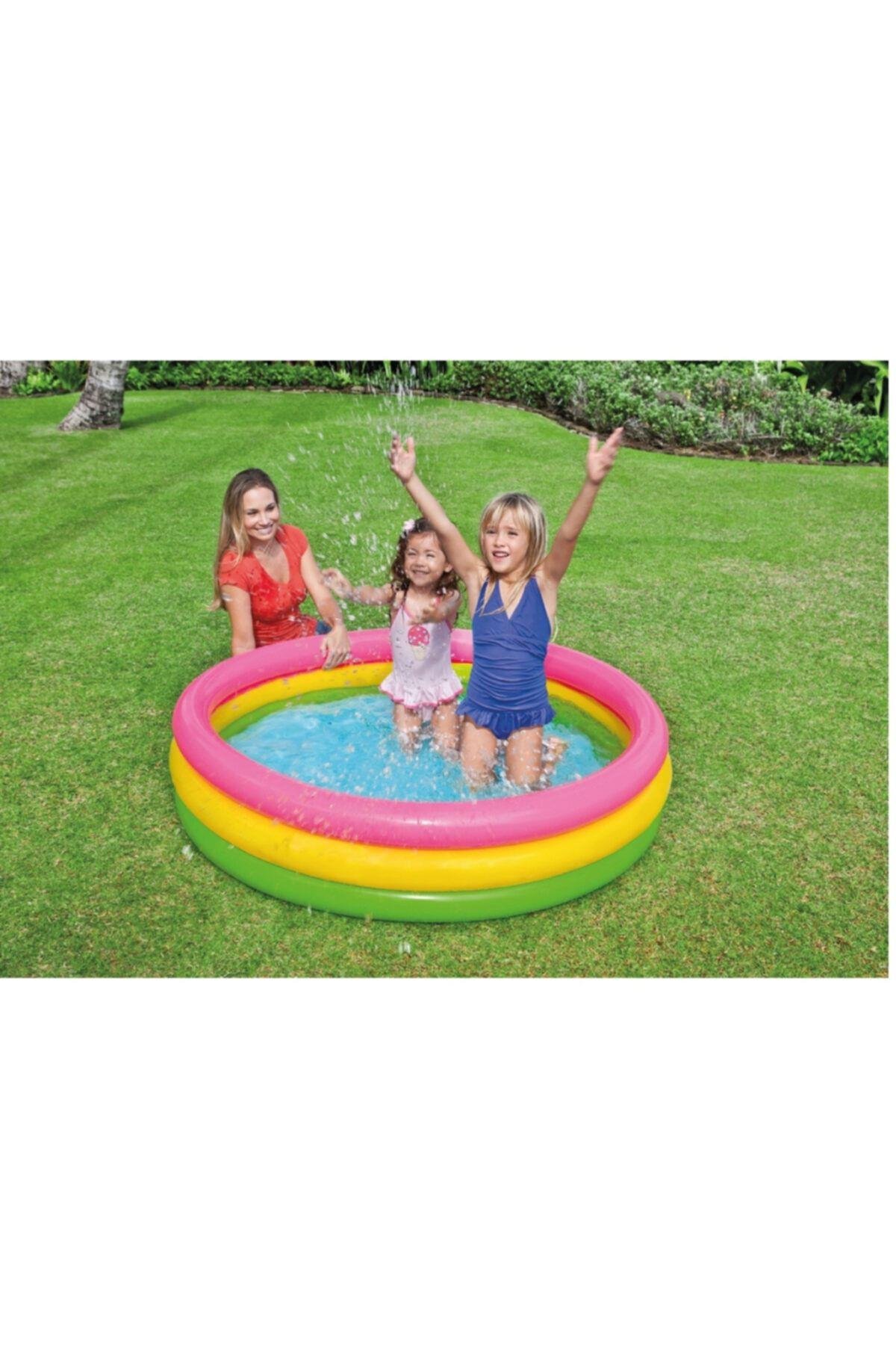 Intex 3 Boğumlu Sunset Havuz 147cm. 57422-Deniz ve Havuz Ürünleri