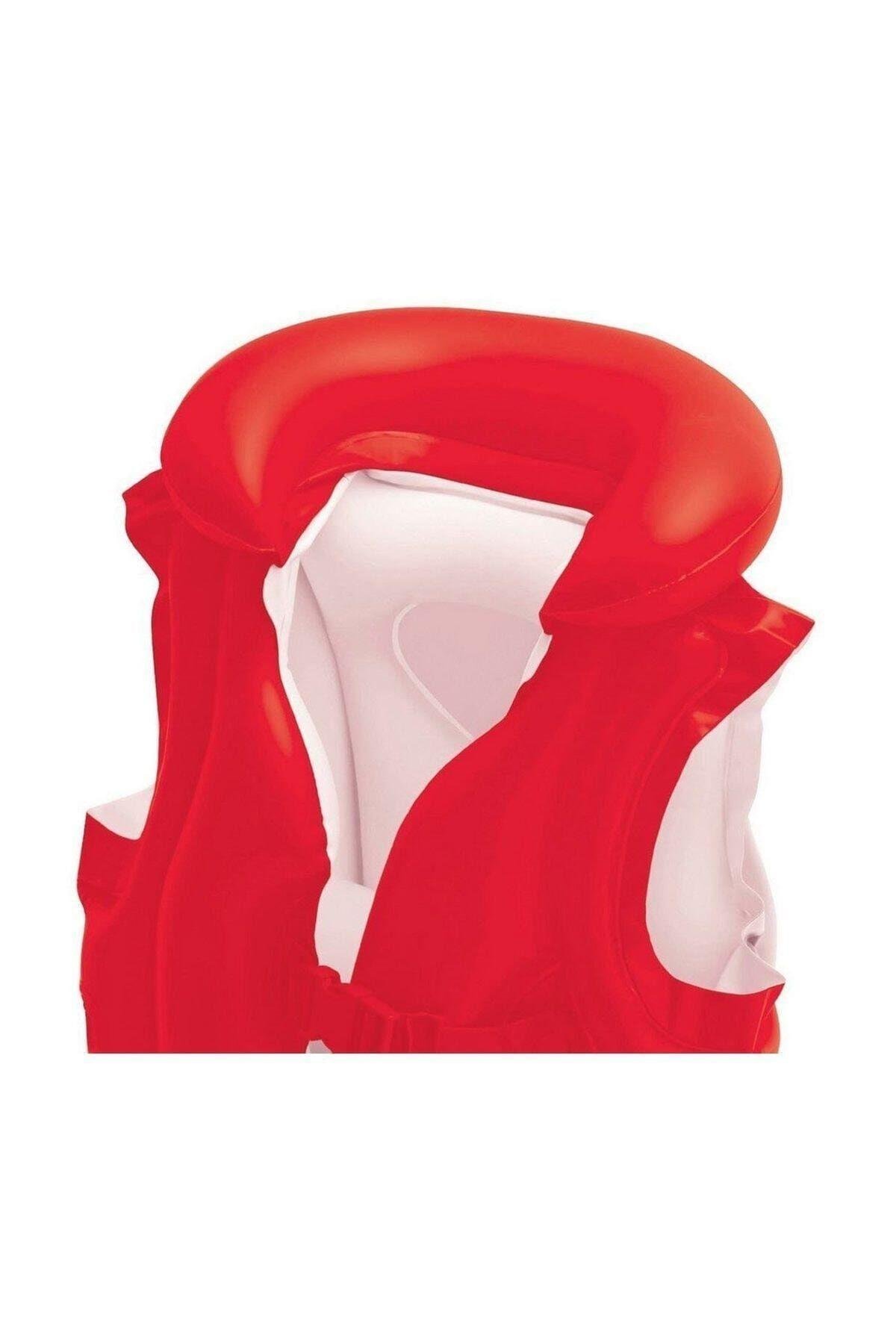 Intex Kırmızı Can Yeleği 50x47 cm 58671-Deniz ve Havuz Ürünleri