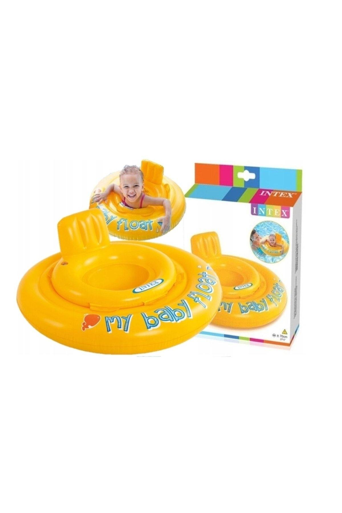 Intex Sarı Bebe Flatörü 70 Cm |6-12ay|-Deniz ve Havuz Ürünleri