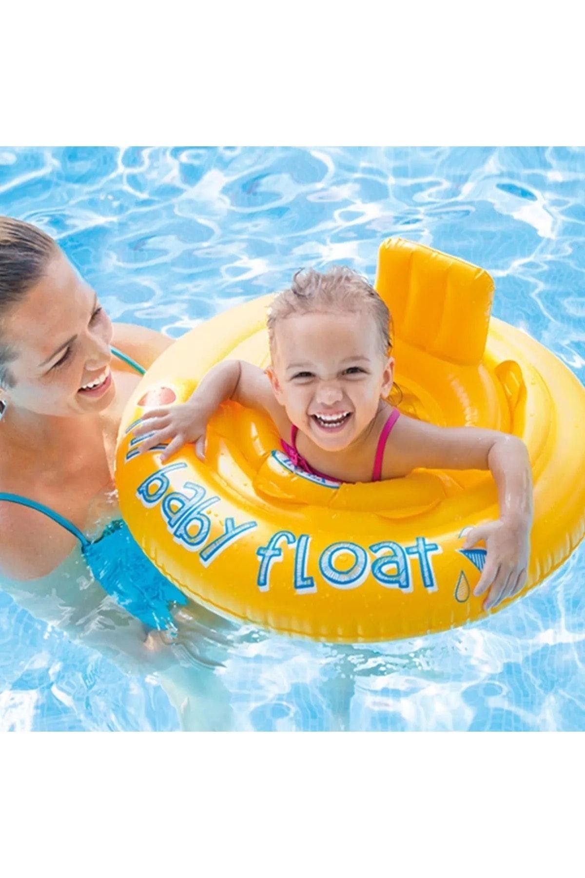 Intex Sarı Bebe Flatörü 70 Cm |6-12ay|-Deniz ve Havuz Ürünleri