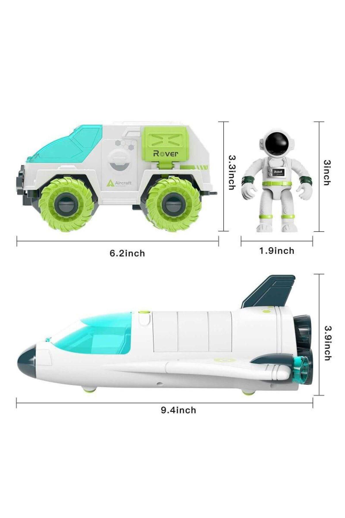 Işıklı Uzay Yolculuğu Oyun Seti-Çeşitli Figürler
