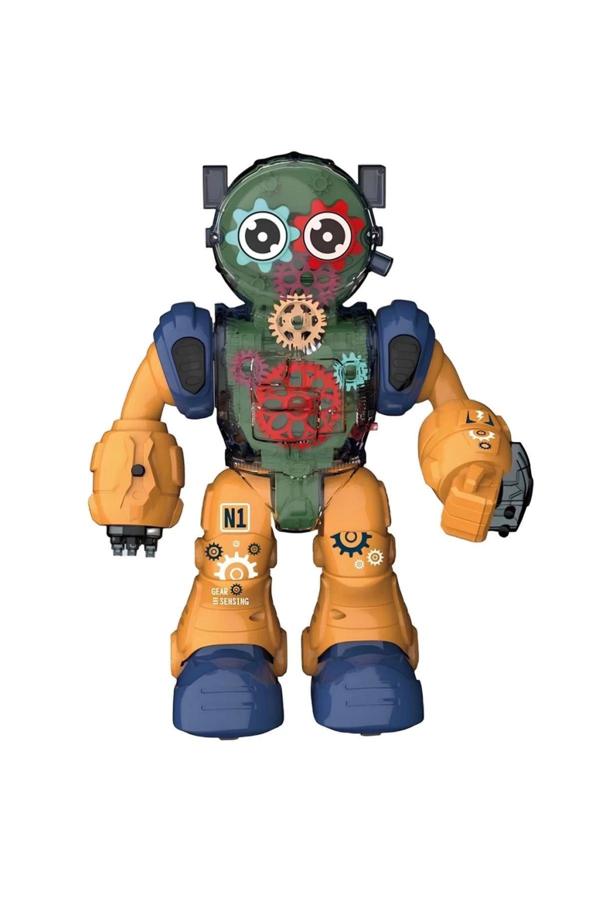 Işıklı ve Müzikli Ok Atan Robot 887-Robotlar