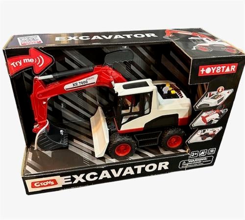Işıklı ve Sesli Ekskavatör CTOY-666-60P-Maket Araçlar