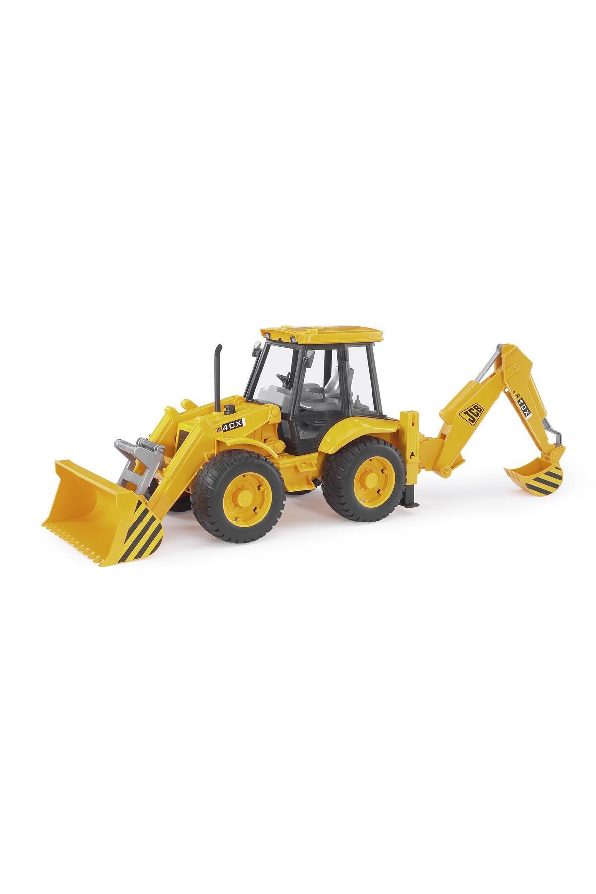 JCB 4CX Kepçeli Ekskavatör BR02428-Oyuncak Arabalar ve Kamyonlar