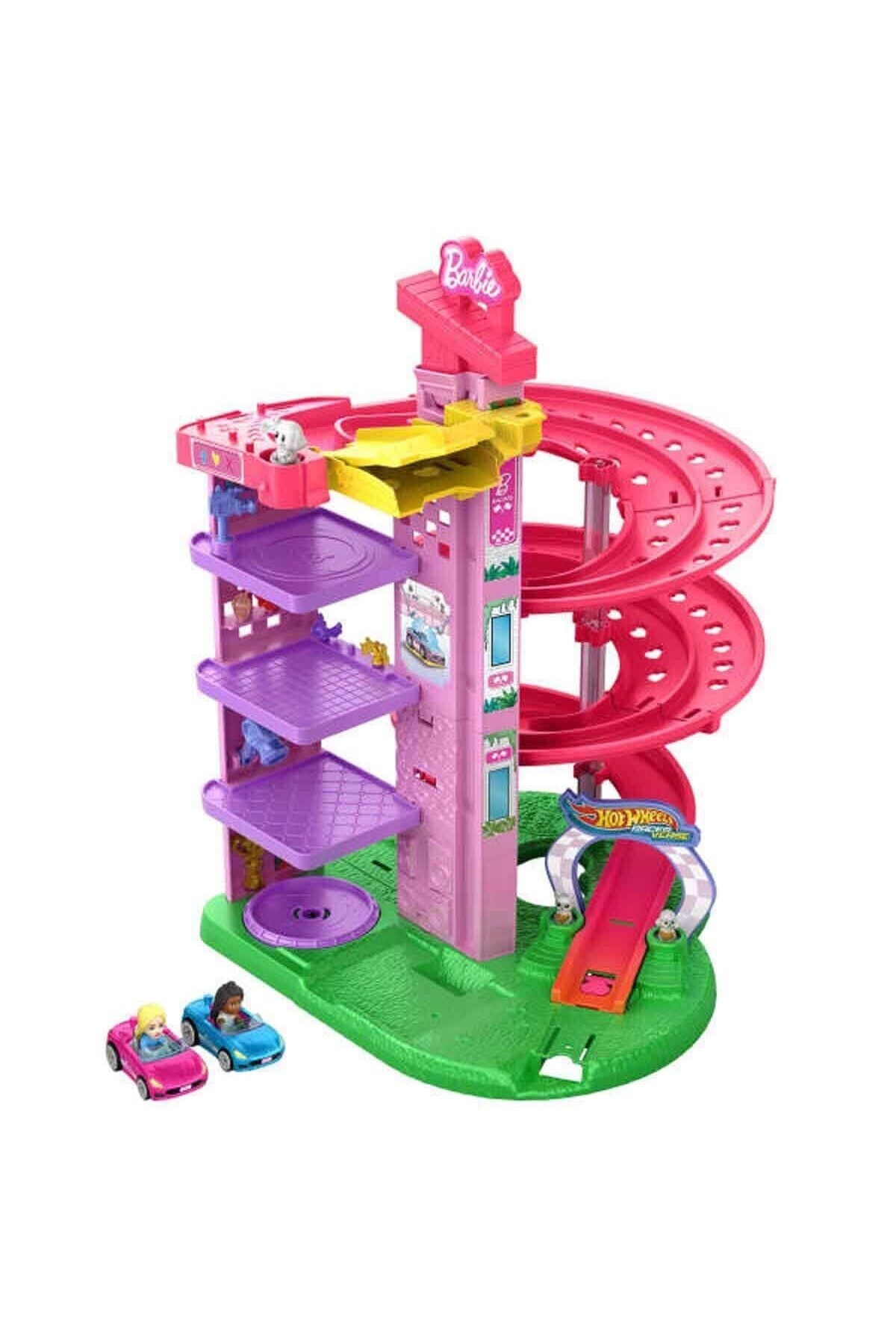 JDD65 Racerverse Barbie Oyun Seti-Araba Garaj ve Setleri