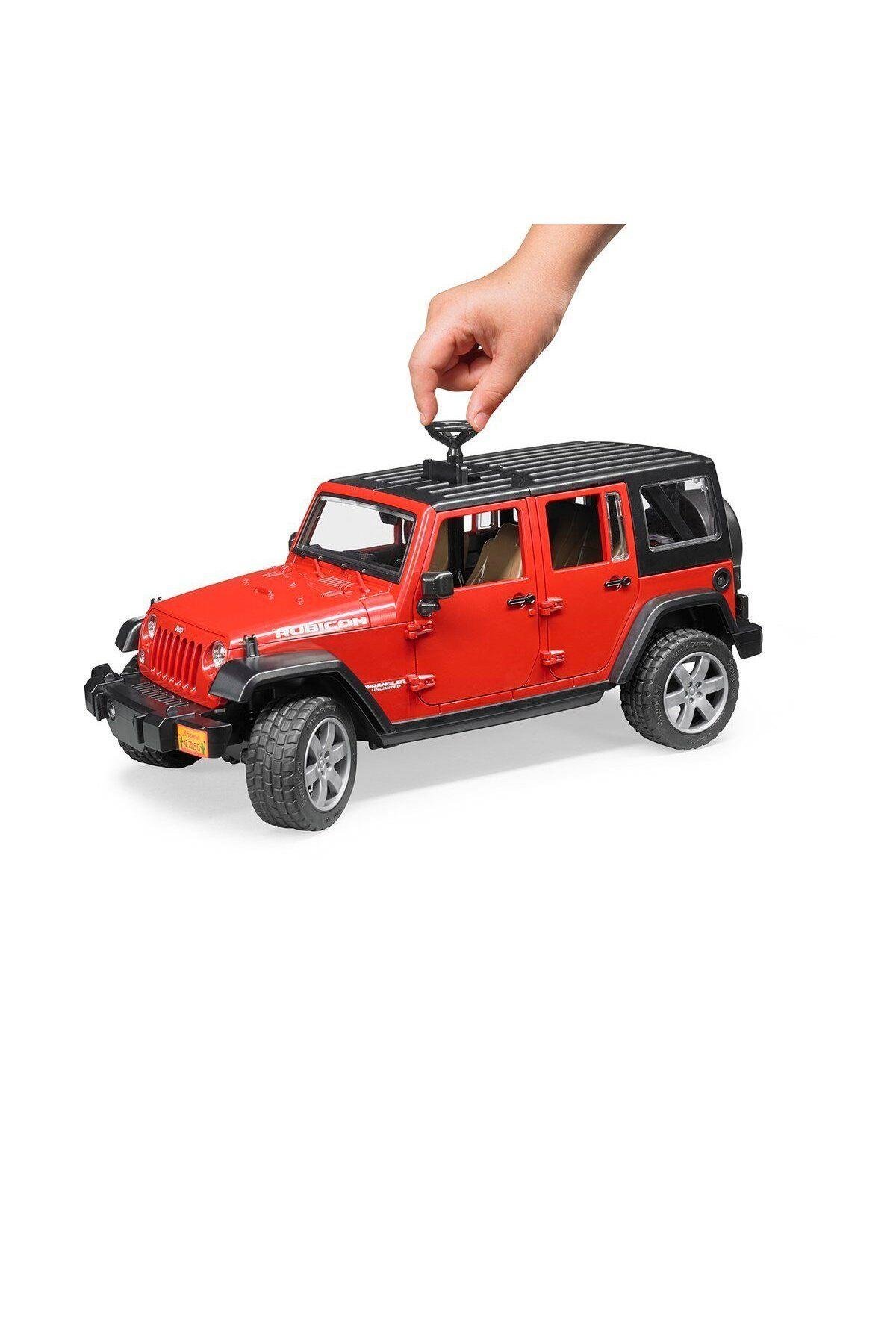Jeep Wrangler Rubicon BR02525 Lisanslı Oyuncak Off-Road Araba (Hareketli Parçalı, 3+ Yaş)-Oyuncak Arabalar ve Kamyonlar