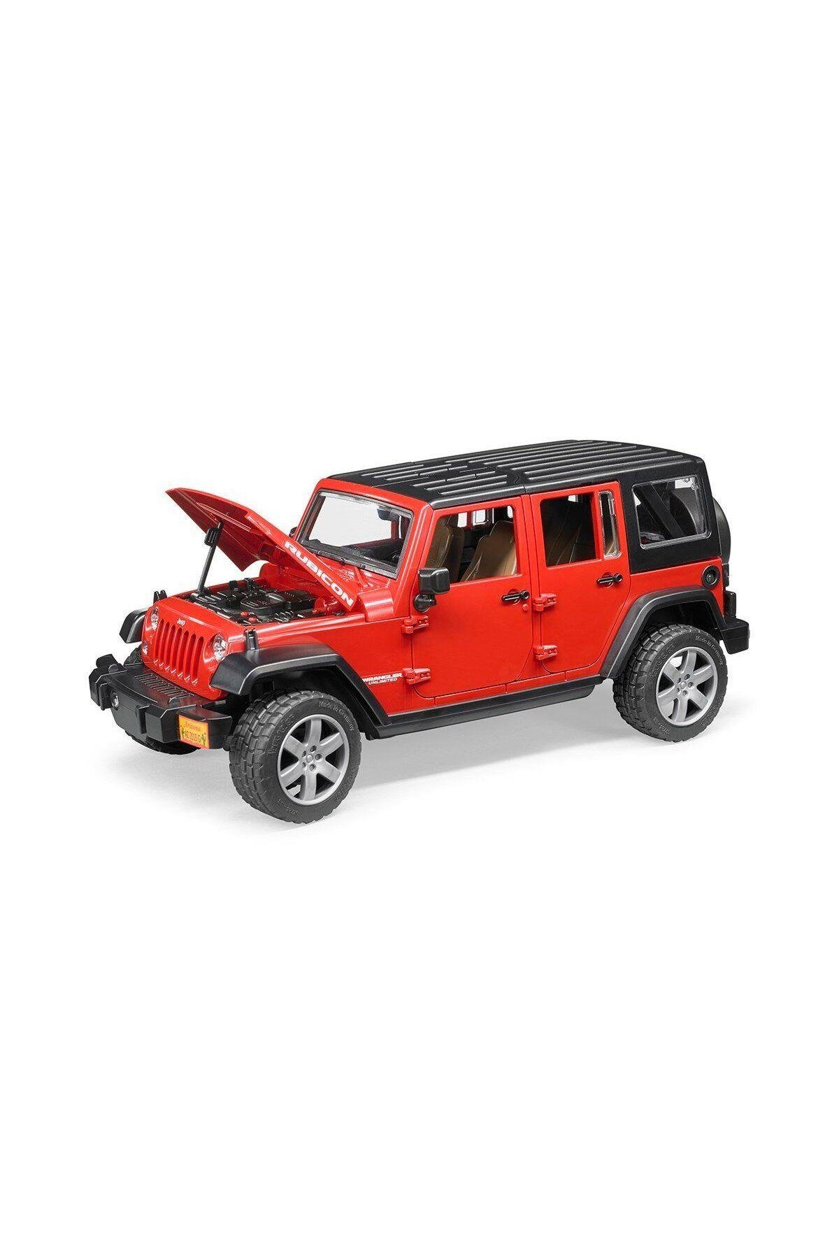 Jeep Wrangler Rubicon BR02525 Lisanslı Oyuncak Off-Road Araba (Hareketli Parçalı, 3+ Yaş)-Oyuncak Arabalar ve Kamyonlar