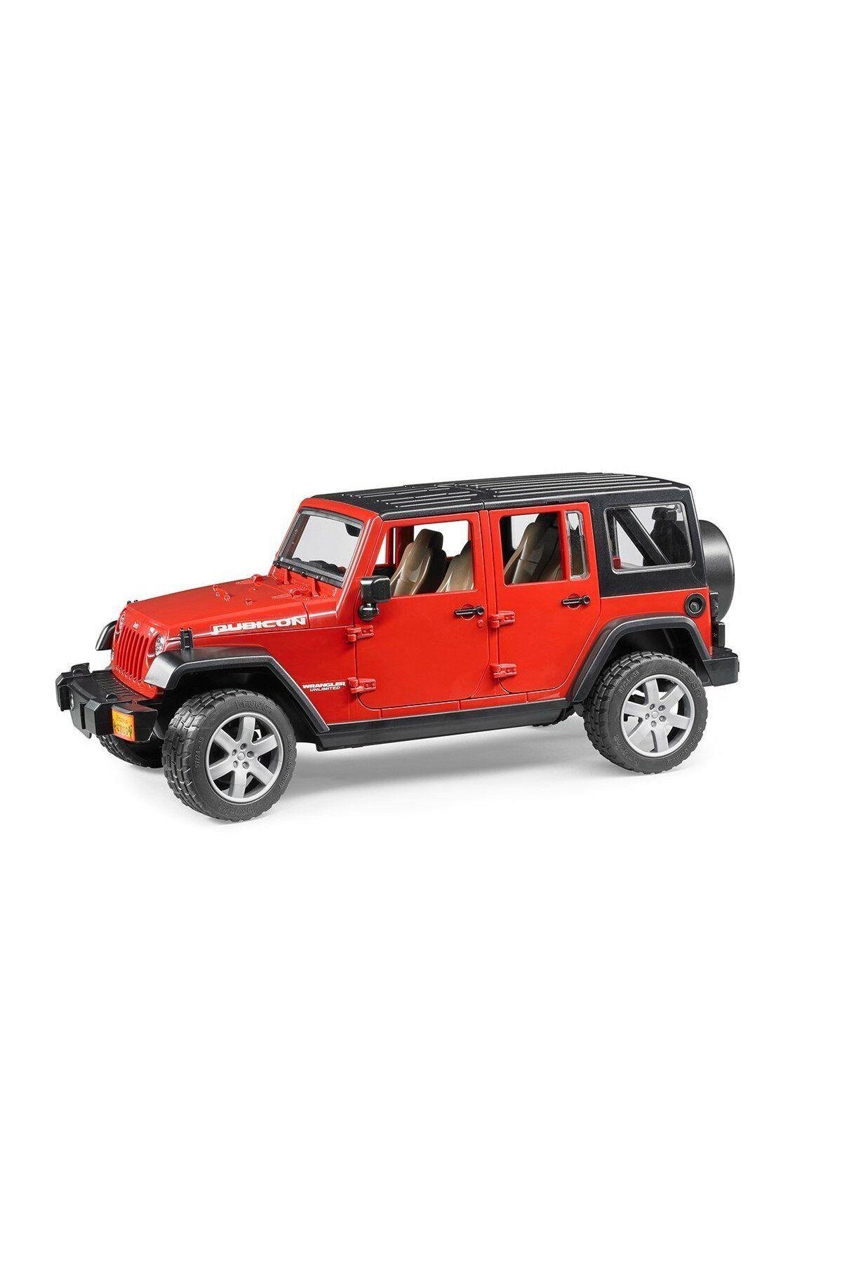 Jeep Wrangler Rubicon BR02525 Lisanslı Oyuncak Off-Road Araba (Hareketli Parçalı, 3+ Yaş)-Oyuncak Arabalar ve Kamyonlar