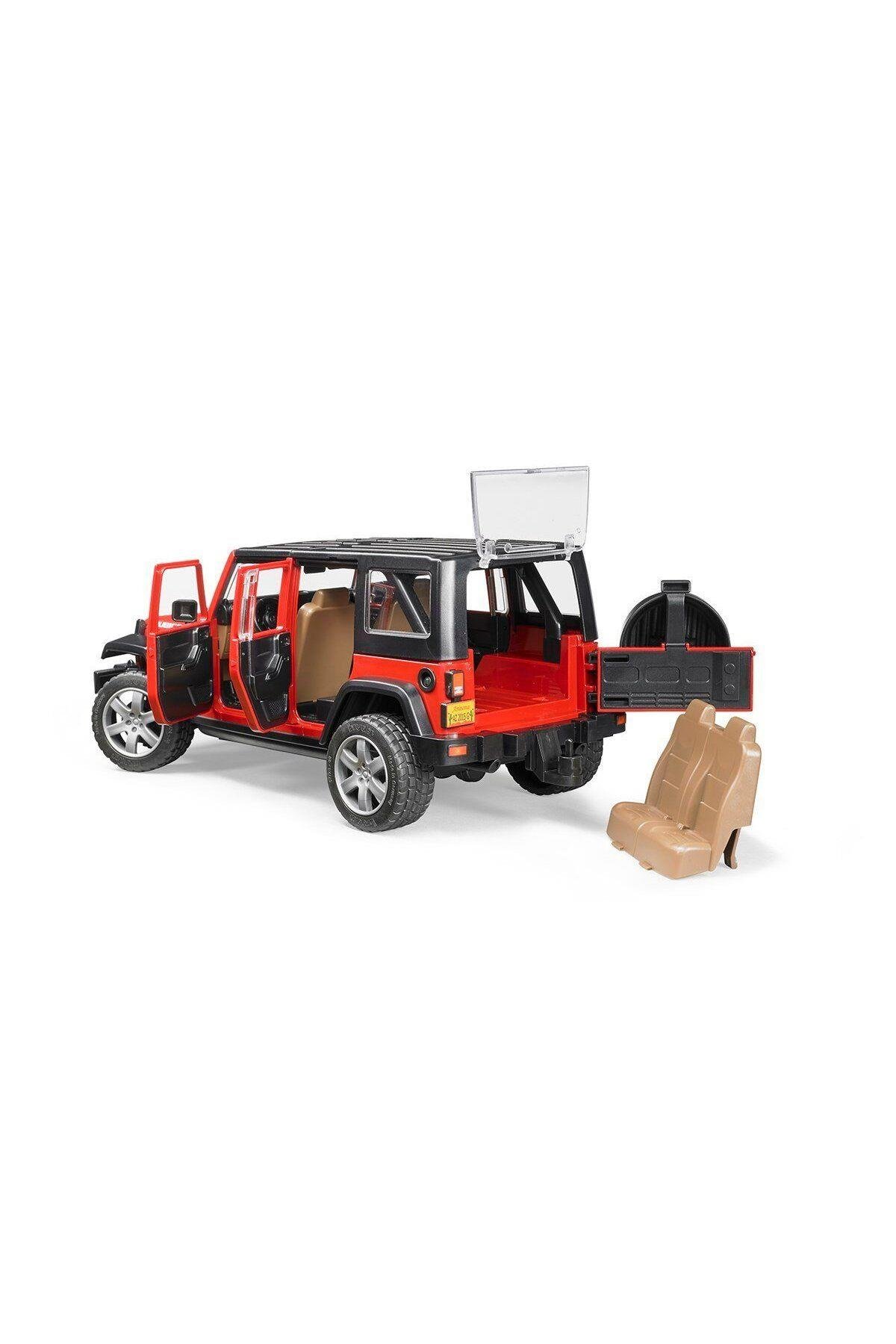 Jeep Wrangler Rubicon BR02525 Lisanslı Oyuncak Off-Road Araba (Hareketli Parçalı, 3+ Yaş)-Oyuncak Arabalar ve Kamyonlar