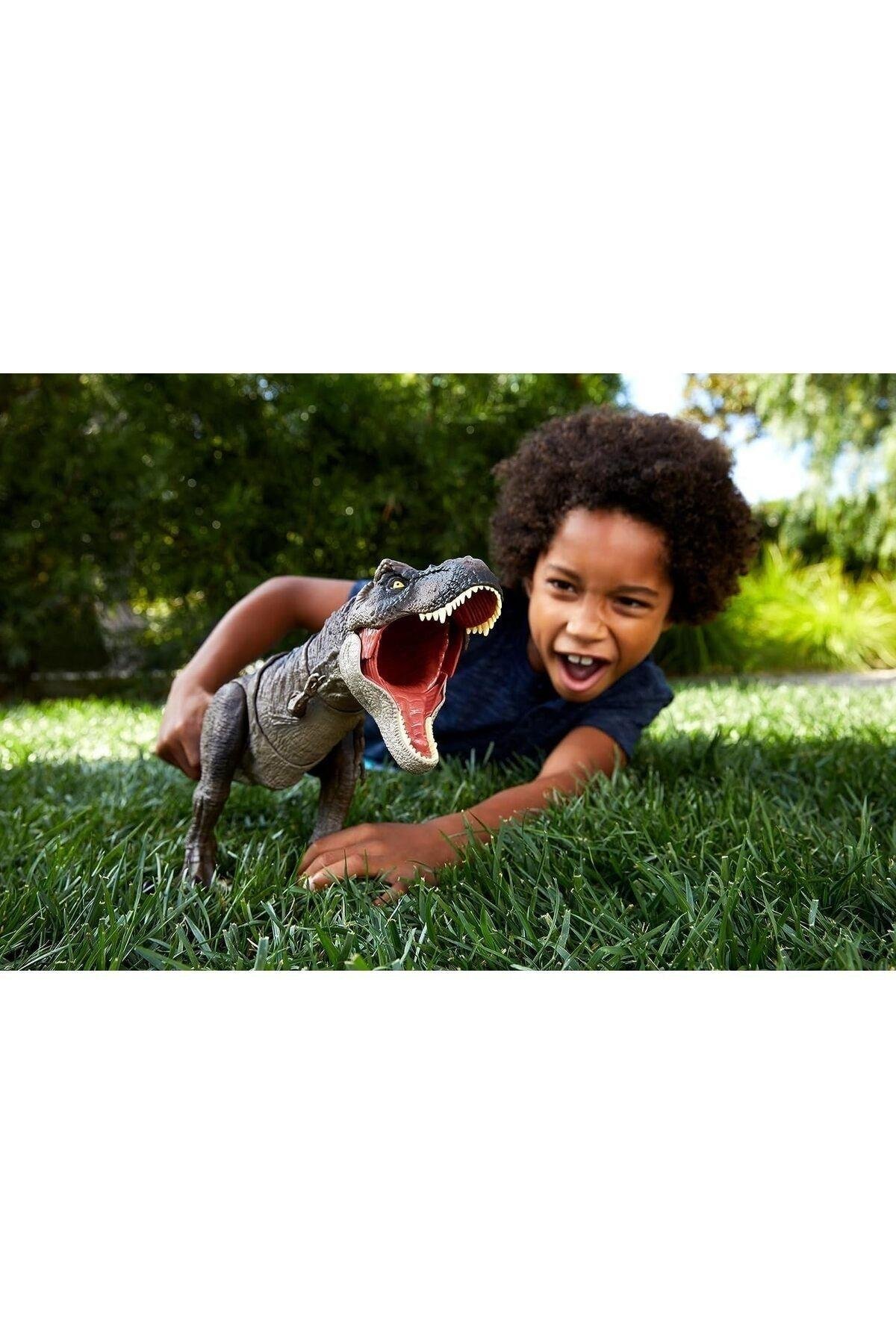 JURASSIC WORLD Jurassic World Güçlü Isırıklar Dinozor Figürü, Hdy55-Hayvan Figürleri