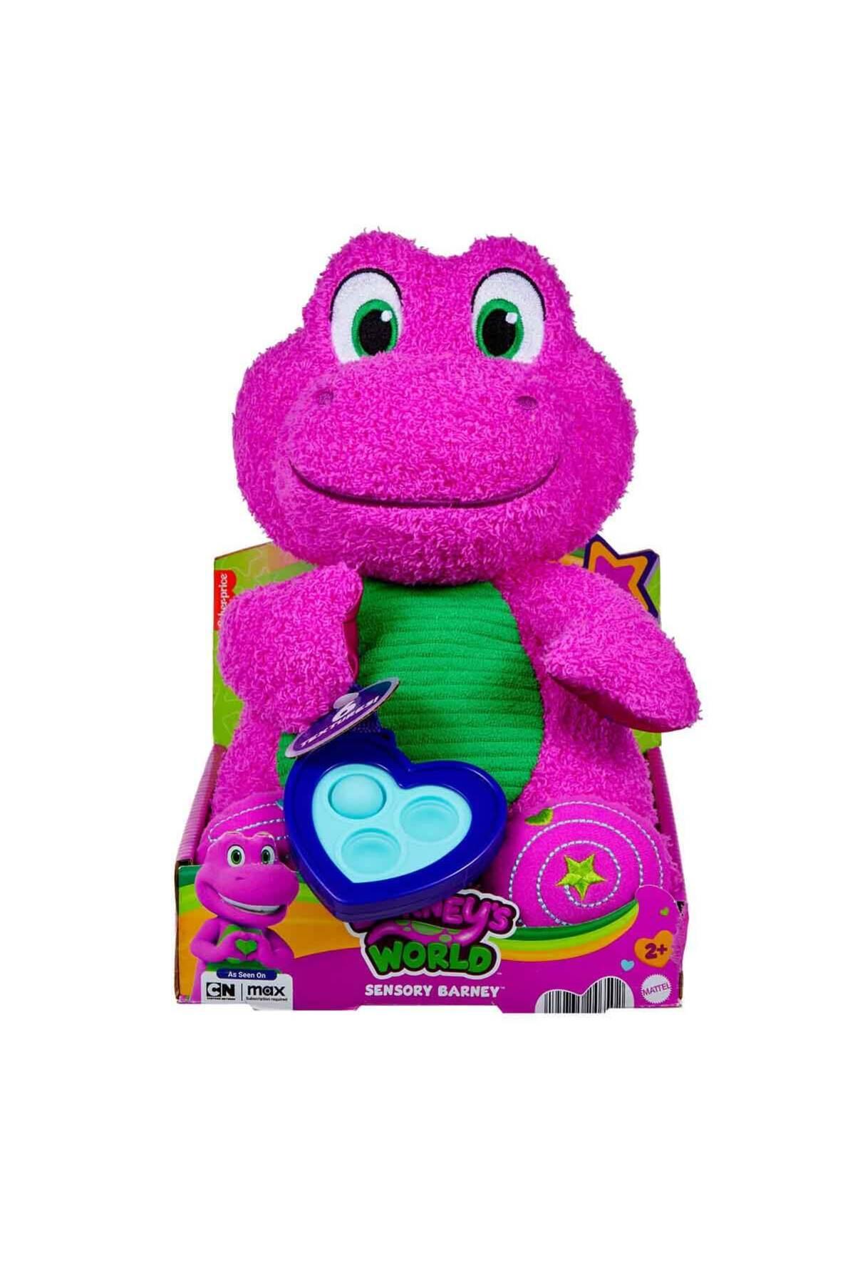 Kalp Yapan Barney Pelüş Oyuncağı-Peluş Oyuncaklar