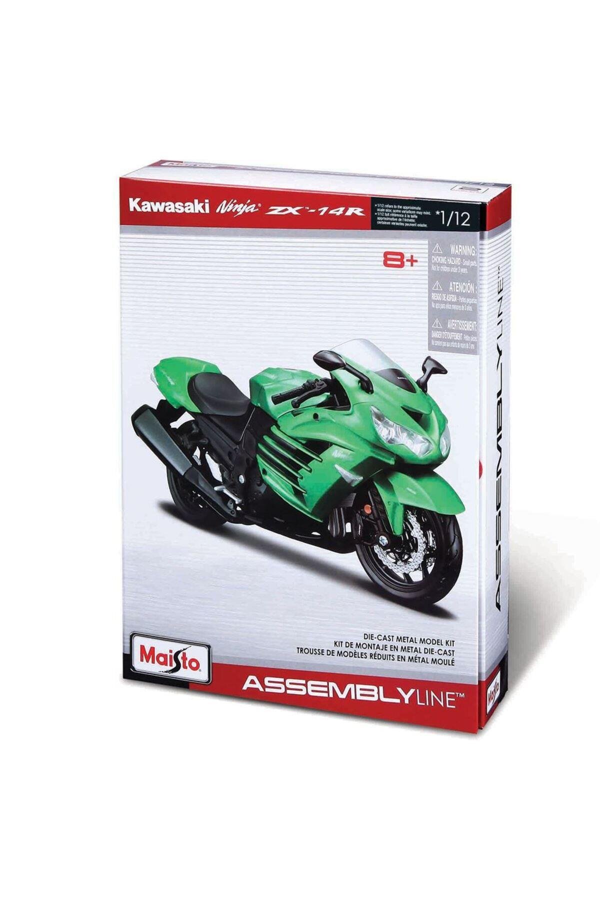 Kawasaki Ninja Zx-14r Model Kit Motosiklet 1/12 39197-Maket Araçlar