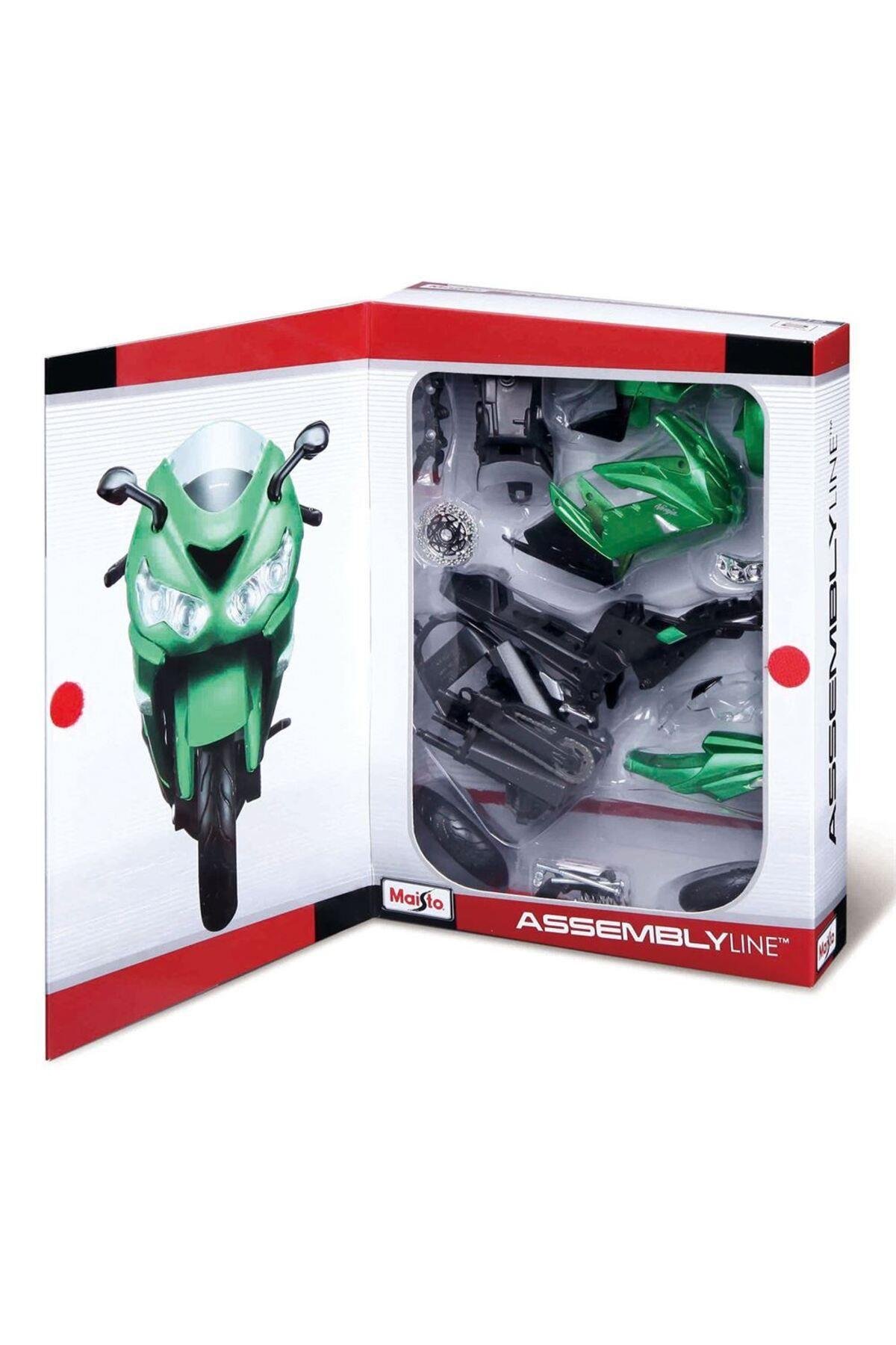 Kawasaki Ninja Zx-14r Model Kit Motosiklet 1/12 39197-Maket Araçlar