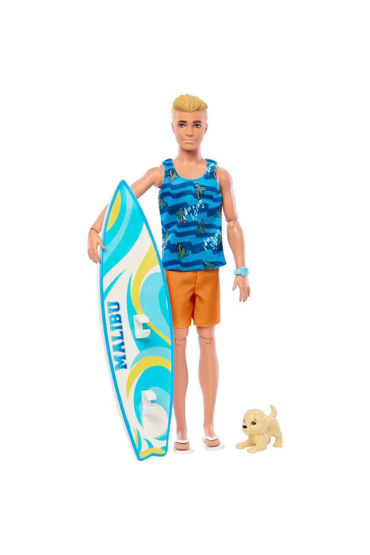 Ken Sörf Yapıyor Oyun Seti HPT50-Oyuncak Bebekler