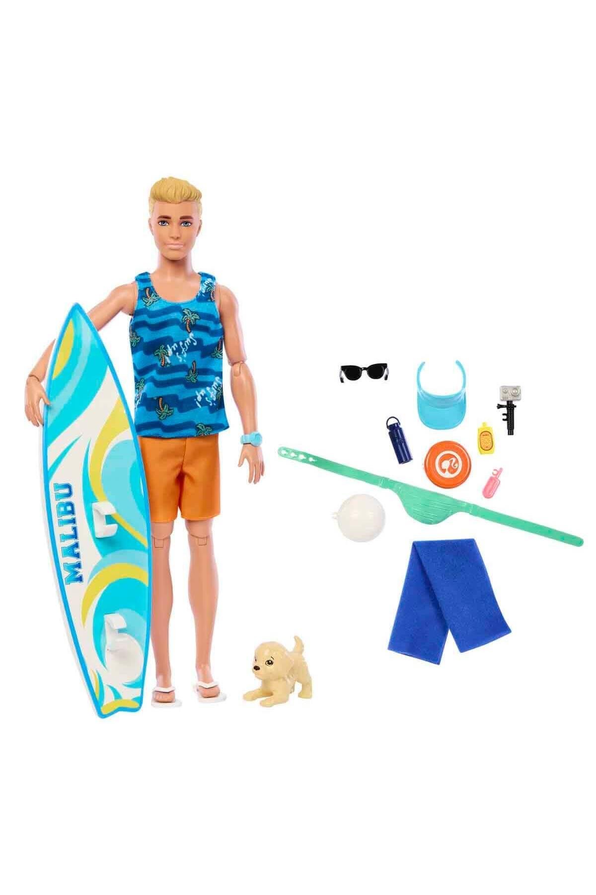 Ken Sörf Yapıyor Oyun Seti HPT50-Oyuncak Bebekler