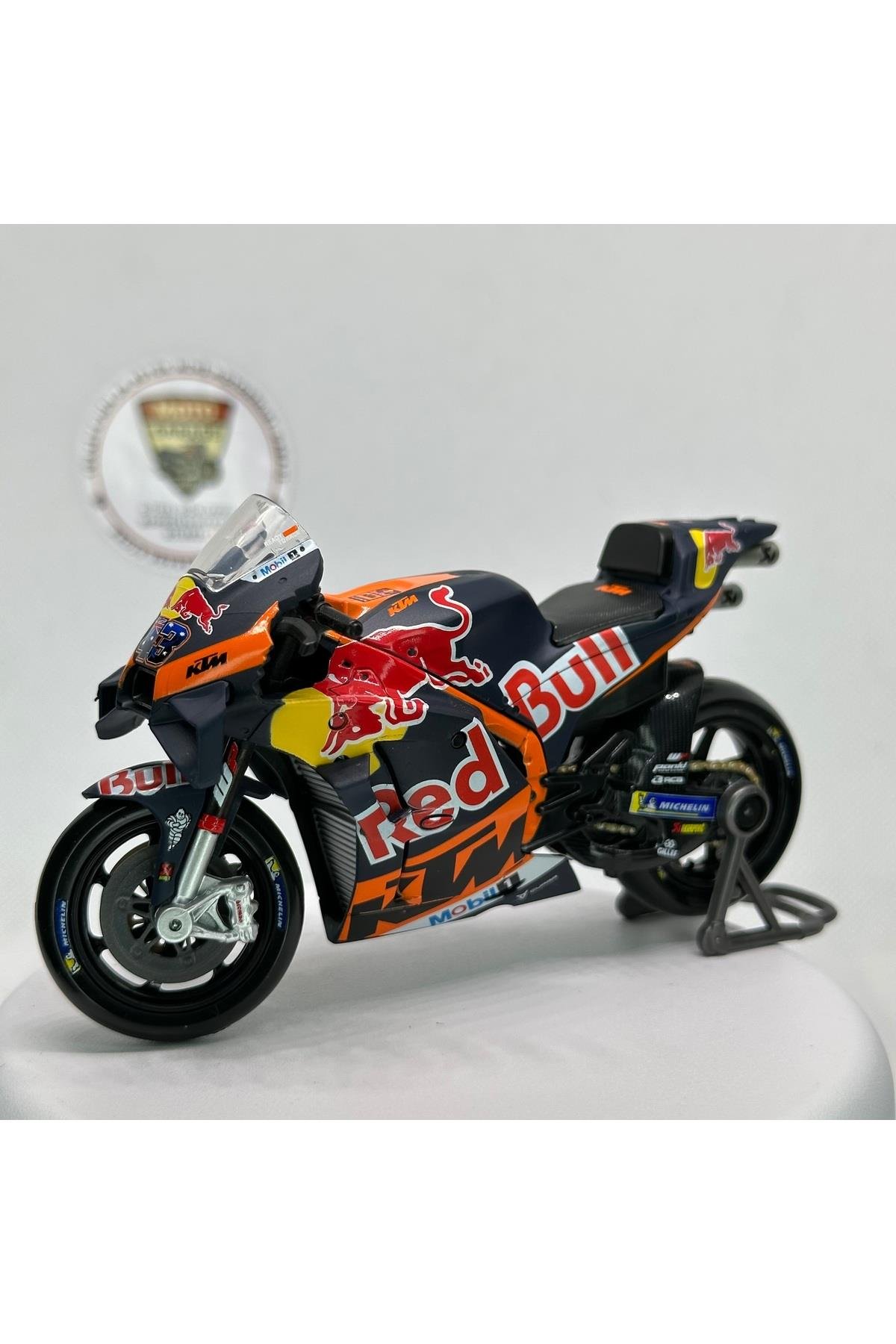 KTM Red Bull RC16 MotoGP 1:18 Diecast Maket Motor – Kutulu Metal Model-Maket Araçlar