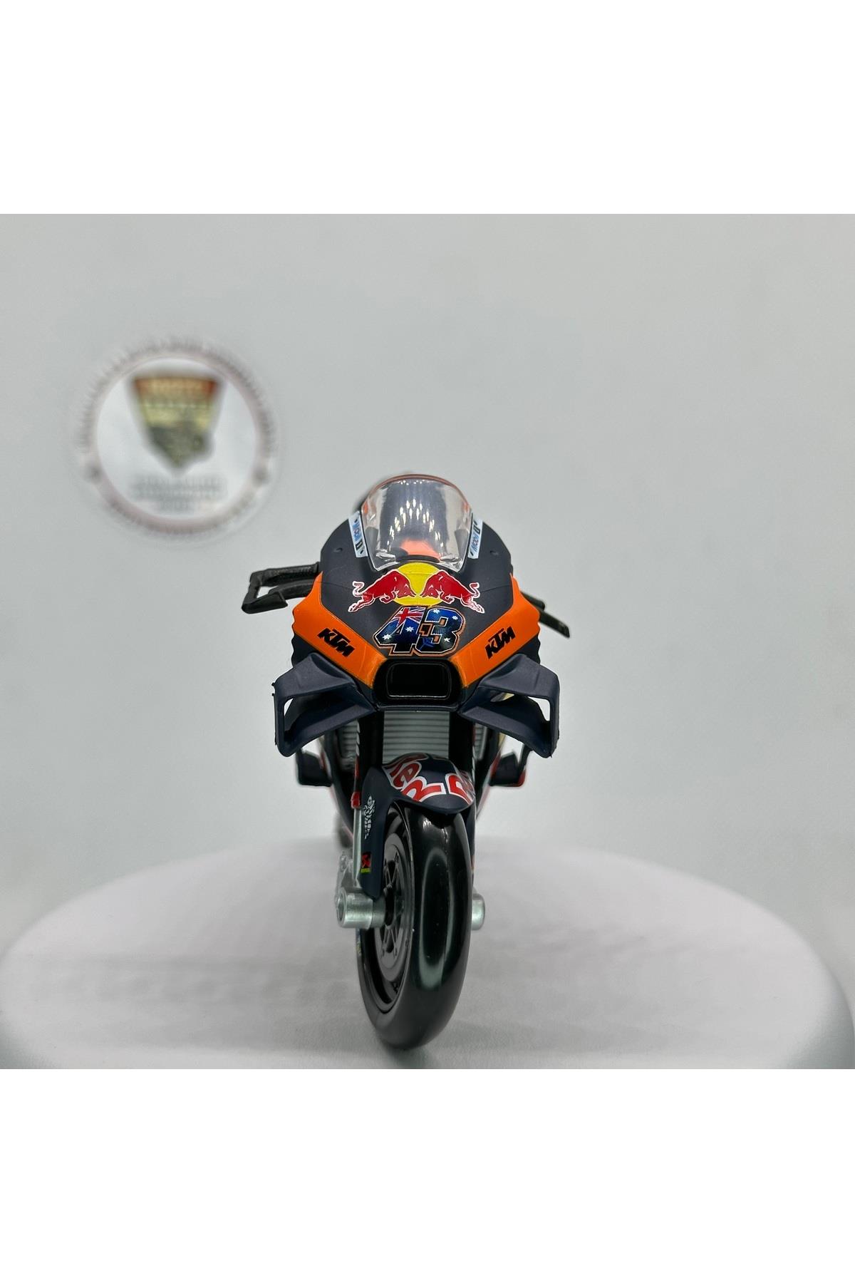 KTM Red Bull RC16 MotoGP 1:18 Diecast Maket Motor – Kutulu Metal Model-Maket Araçlar