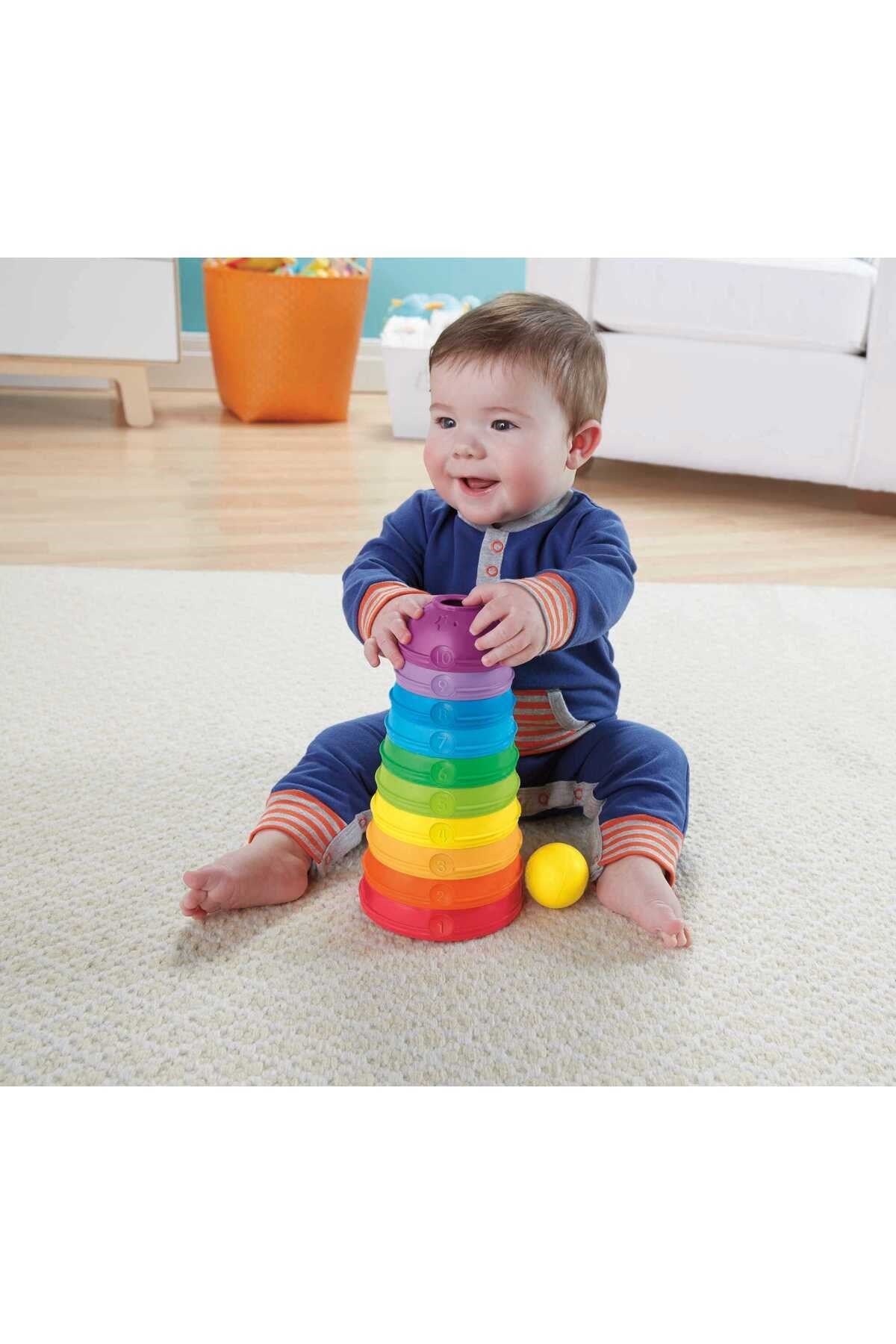 Kule Plastık Numaralı Yuvarlak W4472-Eğitici Oyuncak