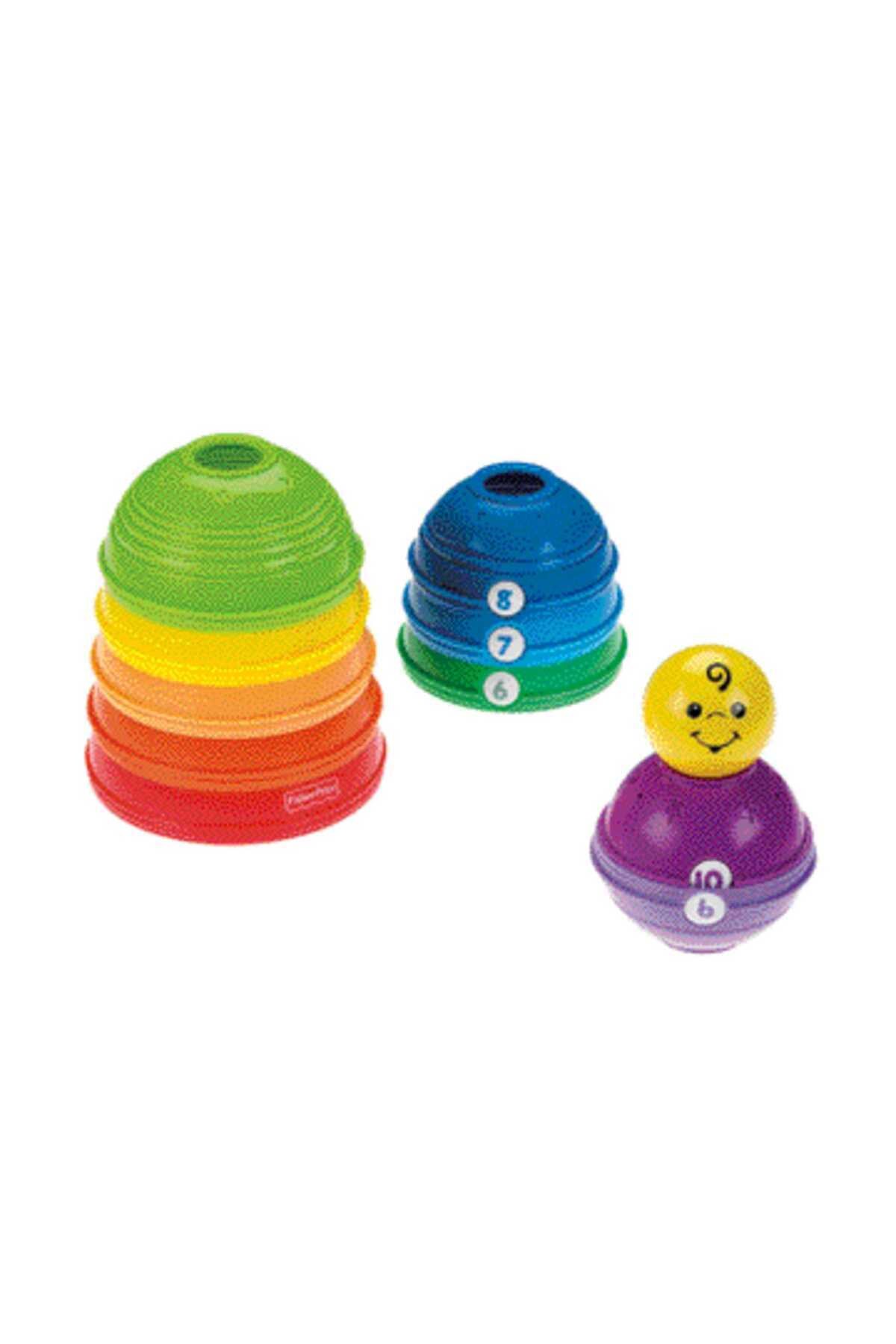 Kule Plastık Numaralı Yuvarlak W4472-Eğitici Oyuncak