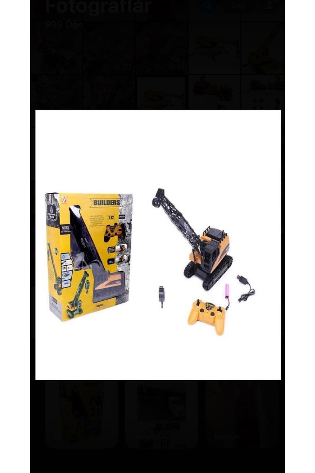 Kumandalı büyük vinç-Uzaktan Kumandalı Araçlar