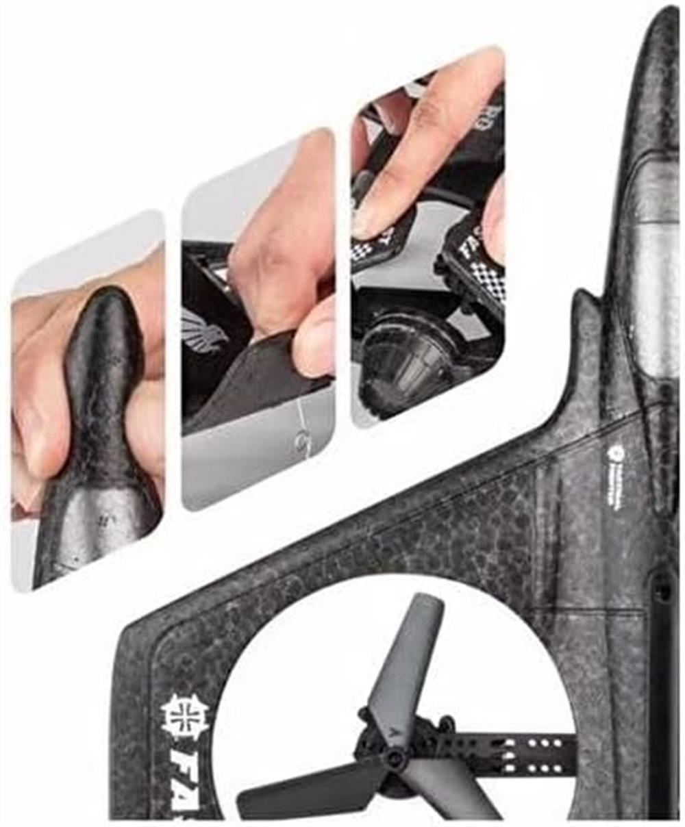 Kutulu Jet Modeli Drone-Helikopter ve Drone