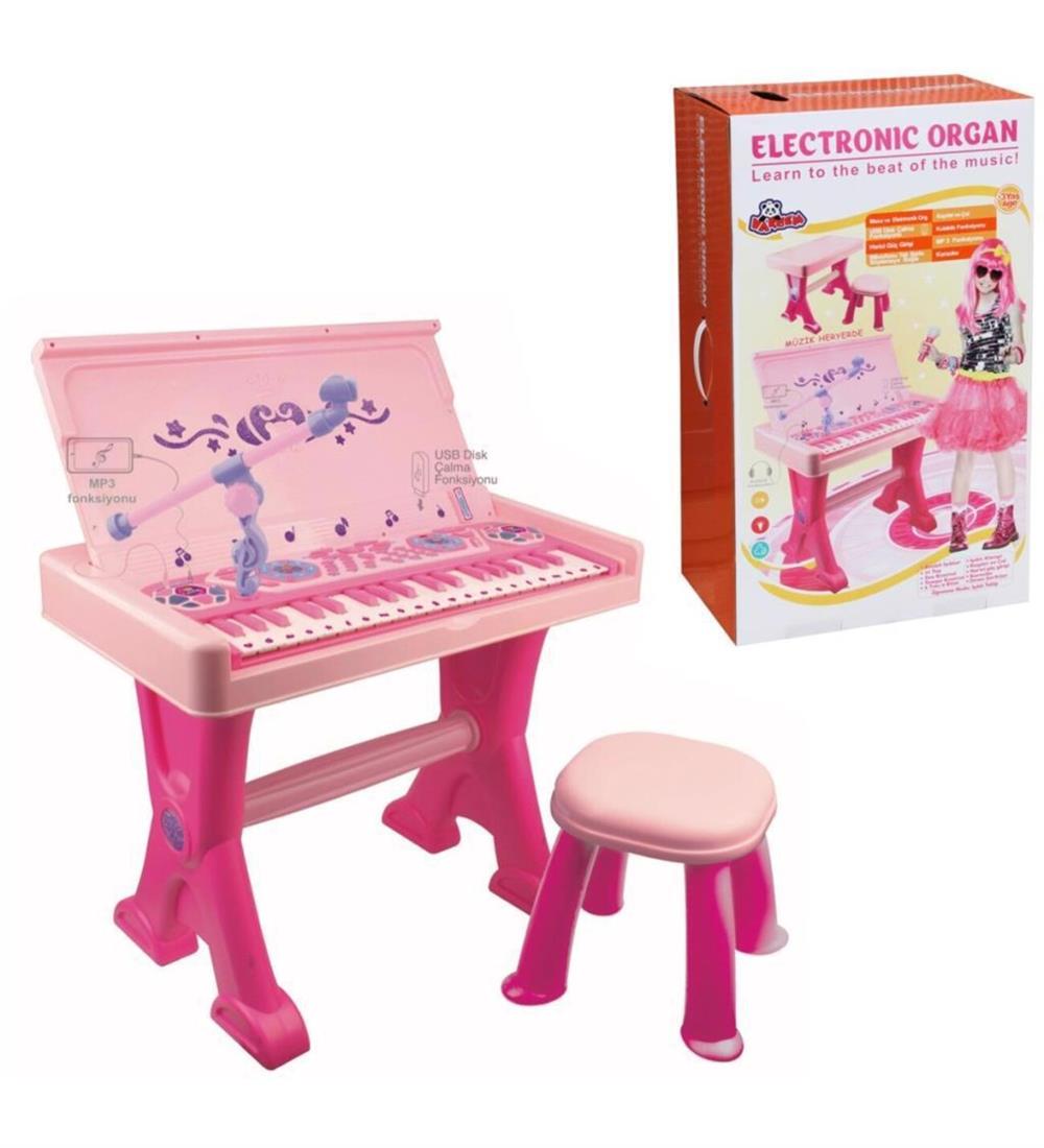 Kutulu Tabureli Masa Ve Elektronik Org-Müzik Aletleri
