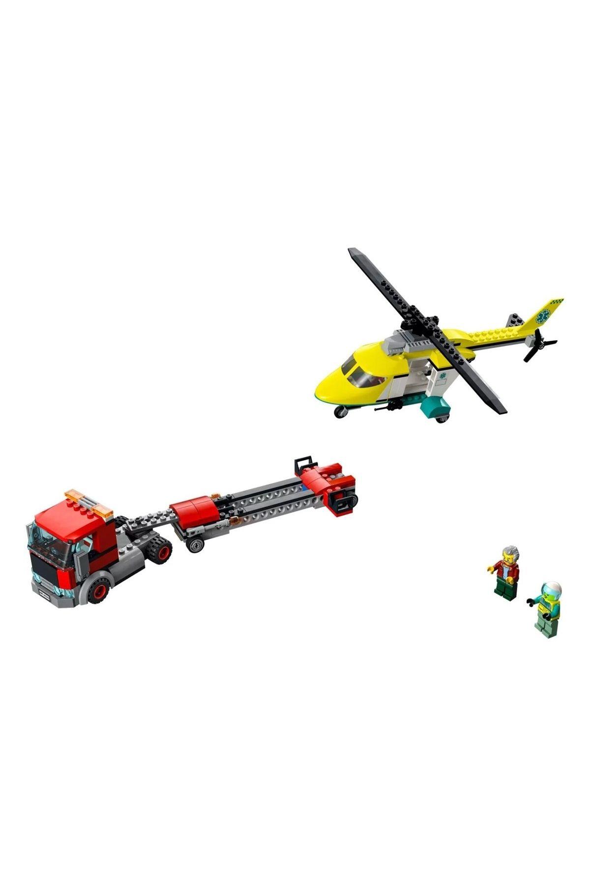 LEGO 60343 ® City - Kurtarma Helikopteri Nakliyesi 215 Parça +5 Yaş-Lego