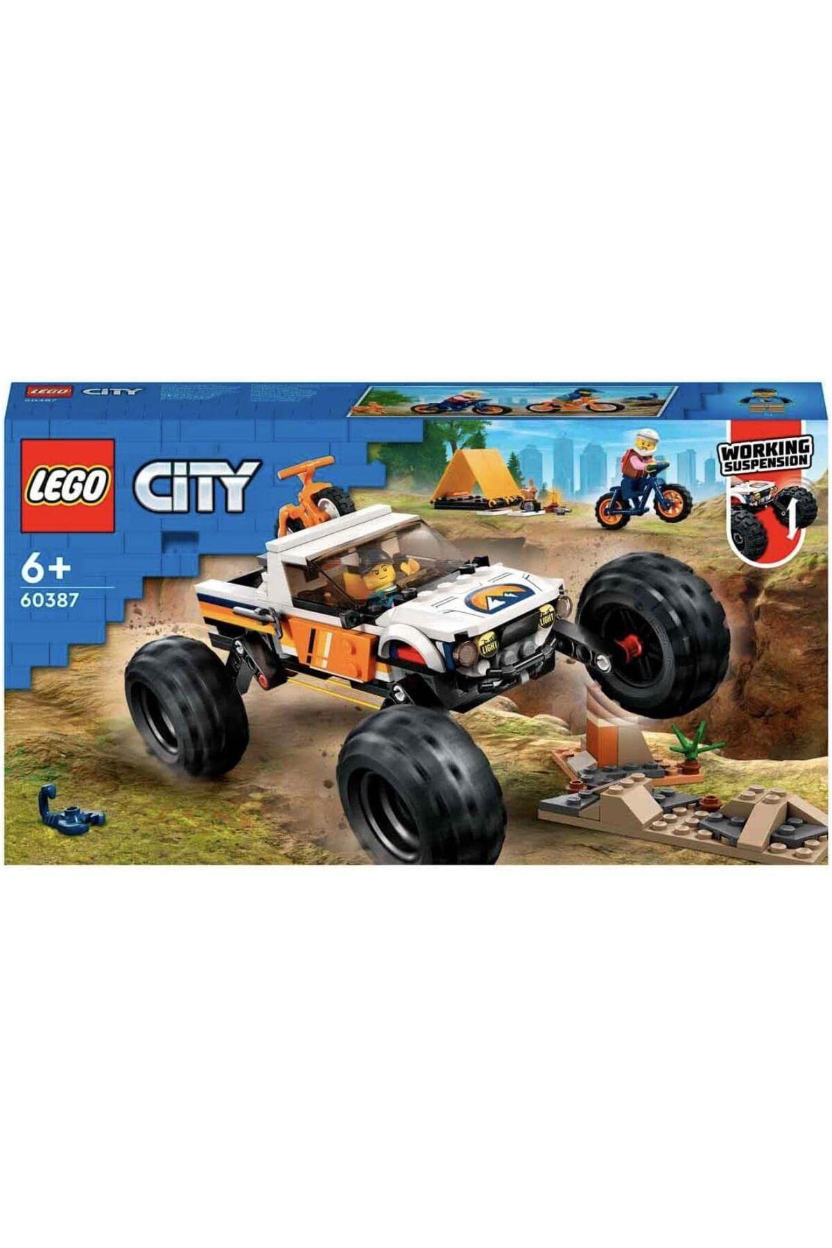 LEGO ® City 4x4 Arazi Aracı Maceraları 60387 - 6 Yaş ve Üzeri Çocuklar için Yapım Seti (252 Parça)-Lego