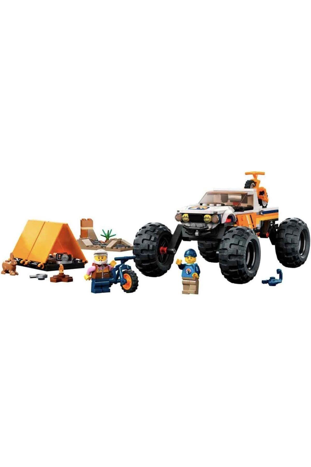 LEGO ® City 4x4 Arazi Aracı Maceraları 60387 - 6 Yaş ve Üzeri Çocuklar için Yapım Seti (252 Parça)-Lego
