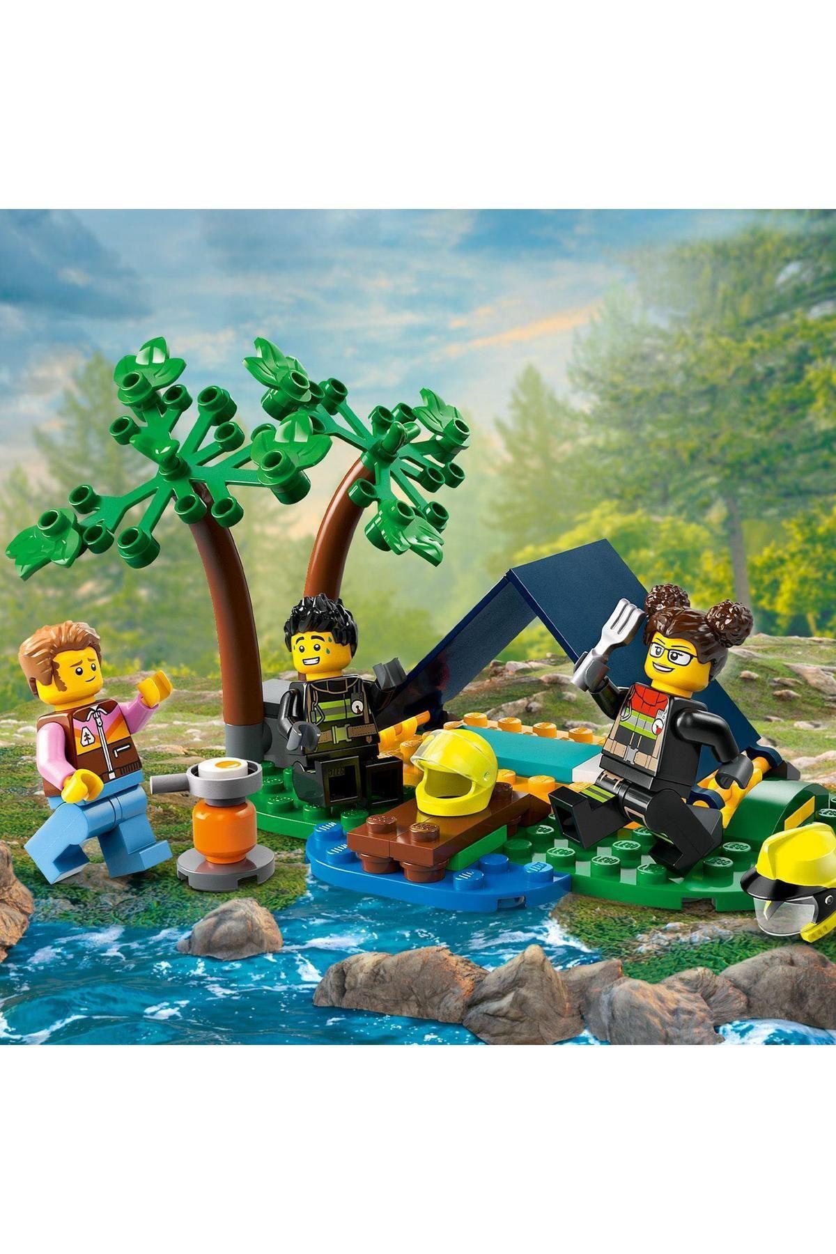 LEGO ® City 4x4 Kurtarma Botlu İtfaiye Kamyonu 60412 -  Yaratıcı Oyuncak Yapım Seti (301 Parça)-Lego