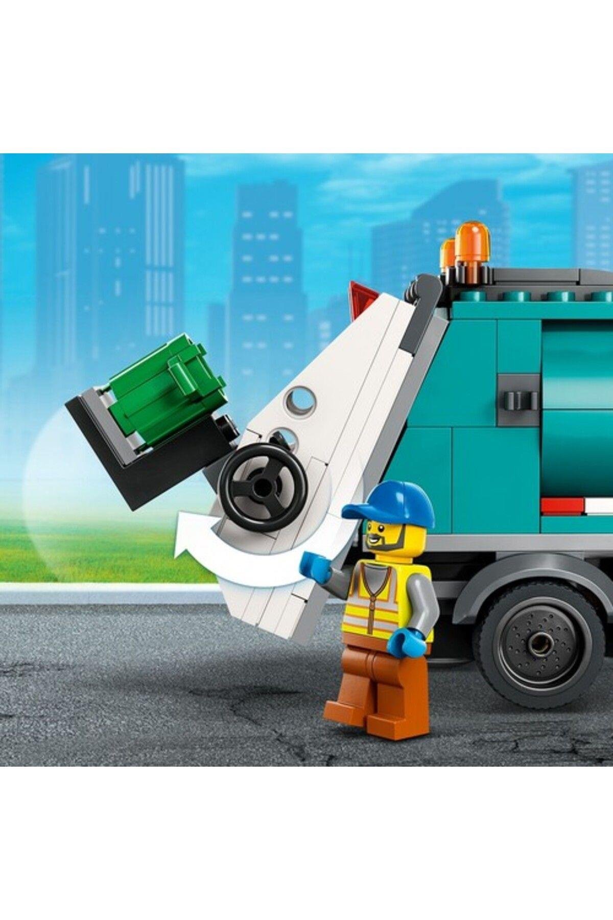 LEGO ® City Geri Dönüşüm Kamyonu 60386 - 5 Yaş ve Üzeri Çocuklar için Oyuncak Yapım Seti (261 Parça)-Lego