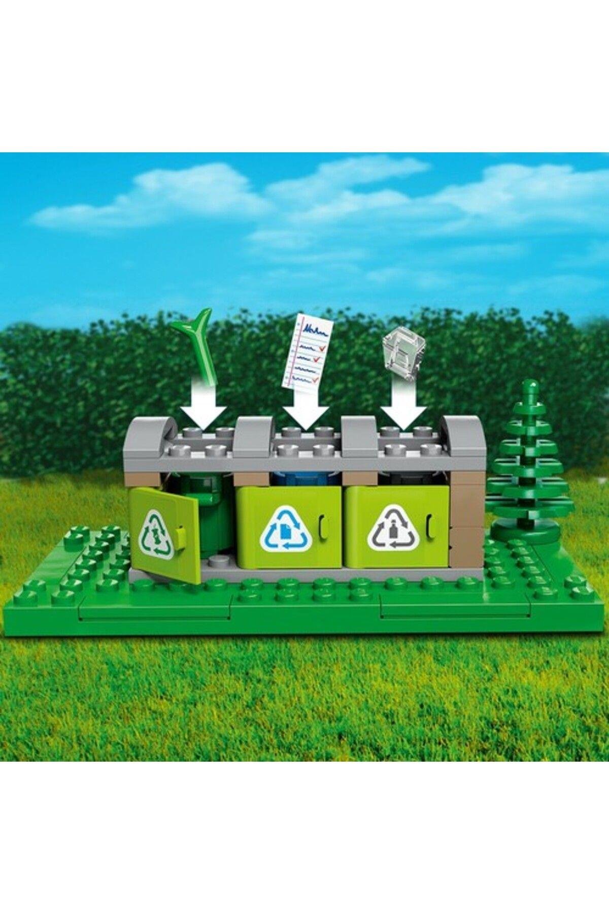 LEGO ® City Geri Dönüşüm Kamyonu 60386 - 5 Yaş ve Üzeri Çocuklar için Oyuncak Yapım Seti (261 Parça)-Lego