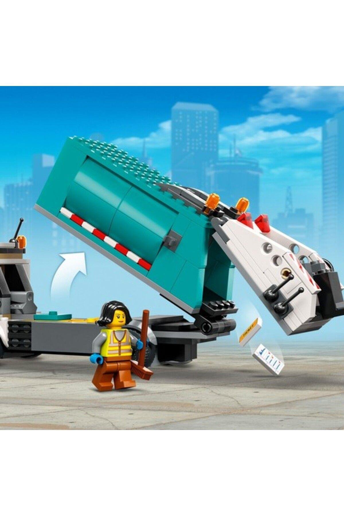 LEGO ® City Geri Dönüşüm Kamyonu 60386 - 5 Yaş ve Üzeri Çocuklar için Oyuncak Yapım Seti (261 Parça)-Lego