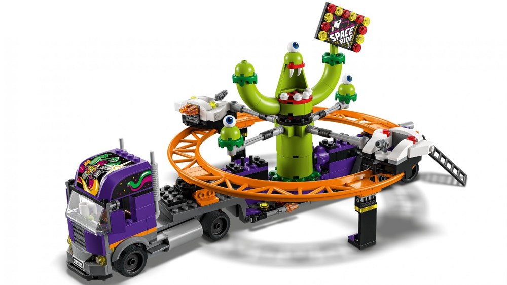 Lego City Lunapark Uzay Oyuncağı Kamyonu 60313-Lego