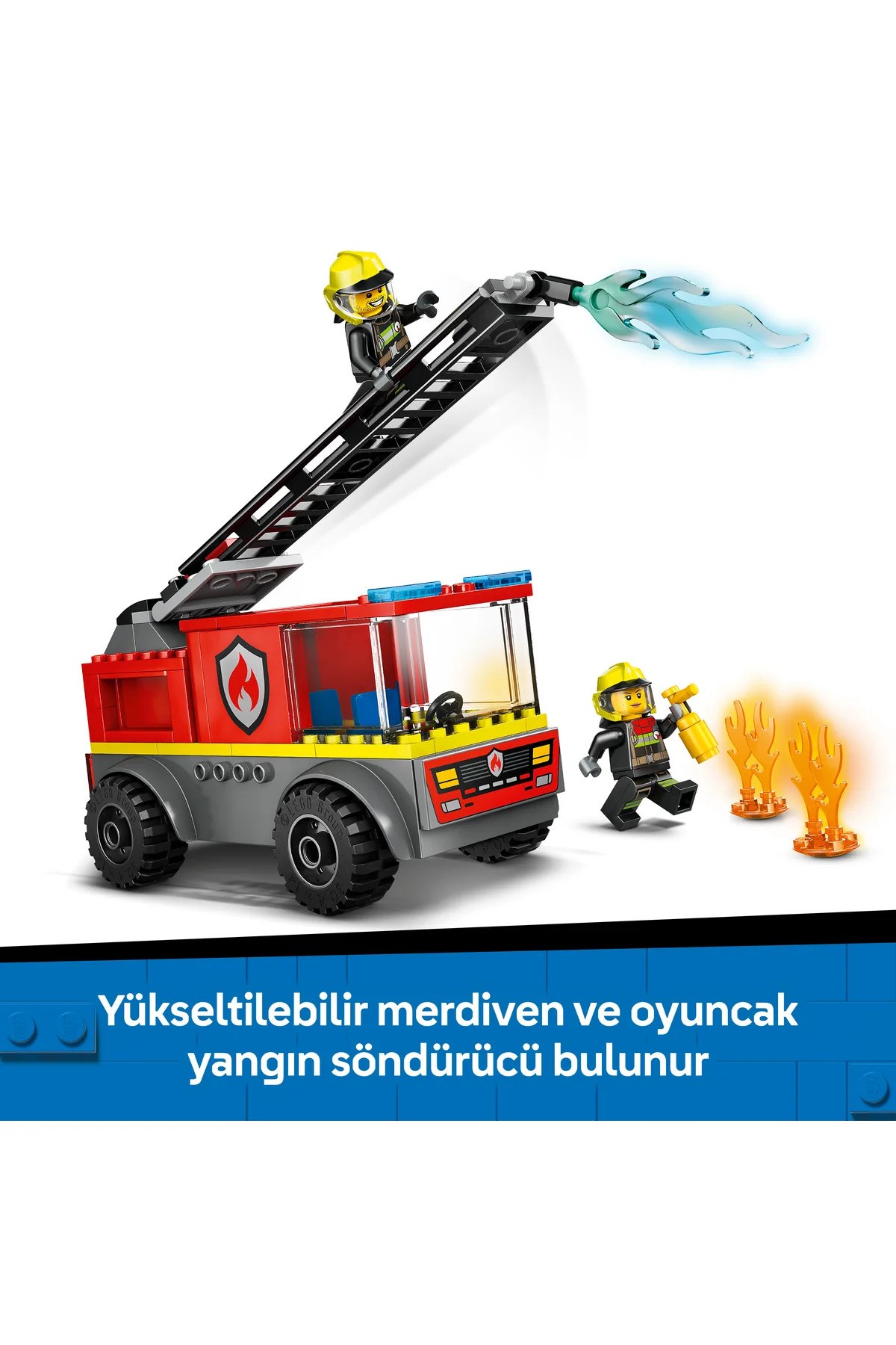 LEGO City Merdivenli İtfaiye Kamyonu 6046-Lego