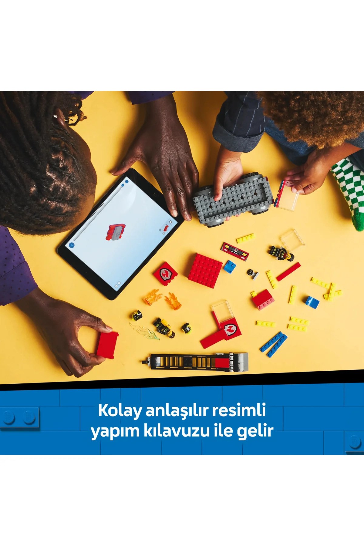 LEGO City Merdivenli İtfaiye Kamyonu 6046-Lego
