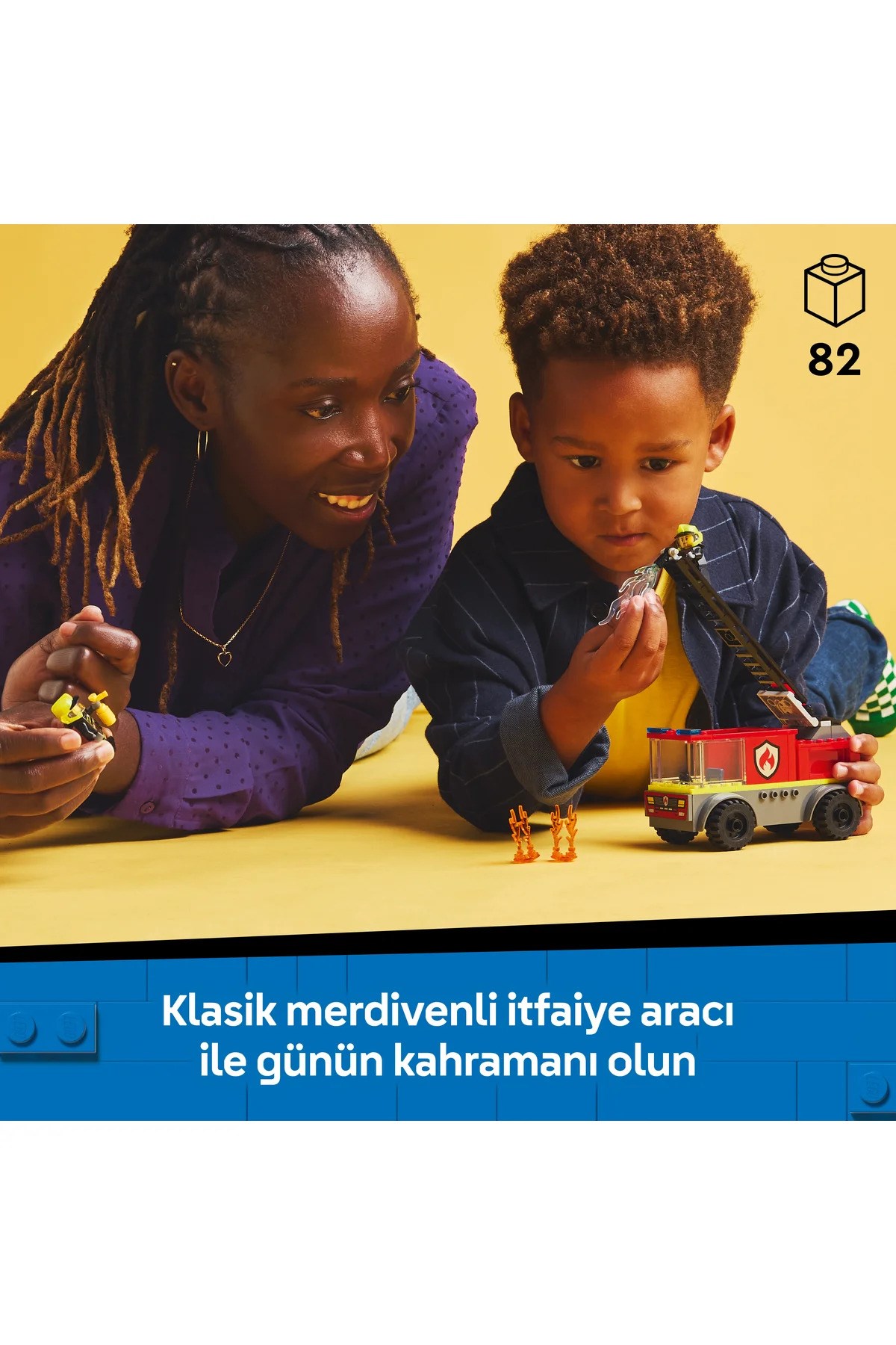 LEGO City Merdivenli İtfaiye Kamyonu 6046-Lego