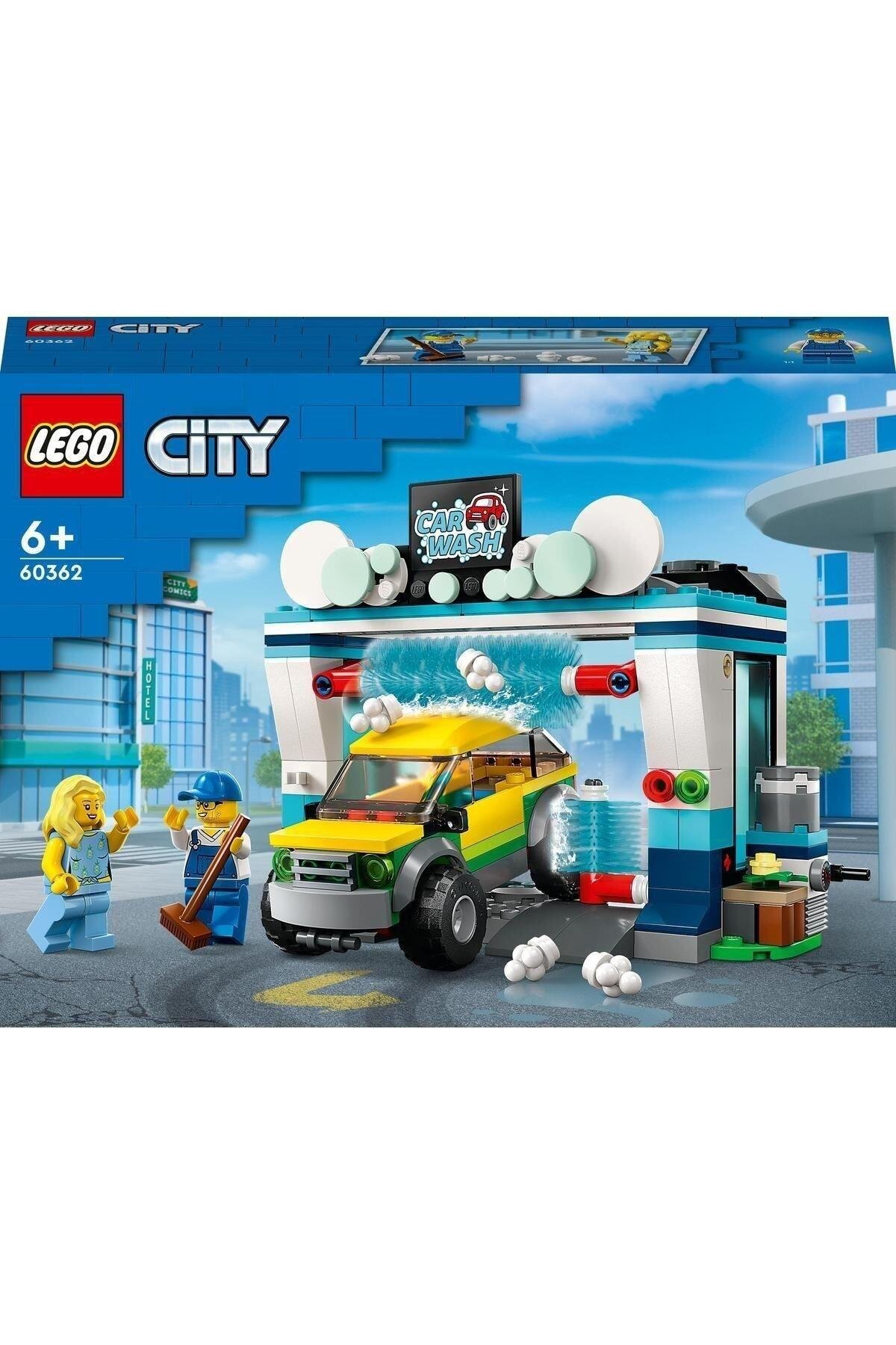 LEGO ®  City Oto Yıkama 60362 - 6 Yaş ve Üzeri Çocuklar İçin Bir Araba-Lego
