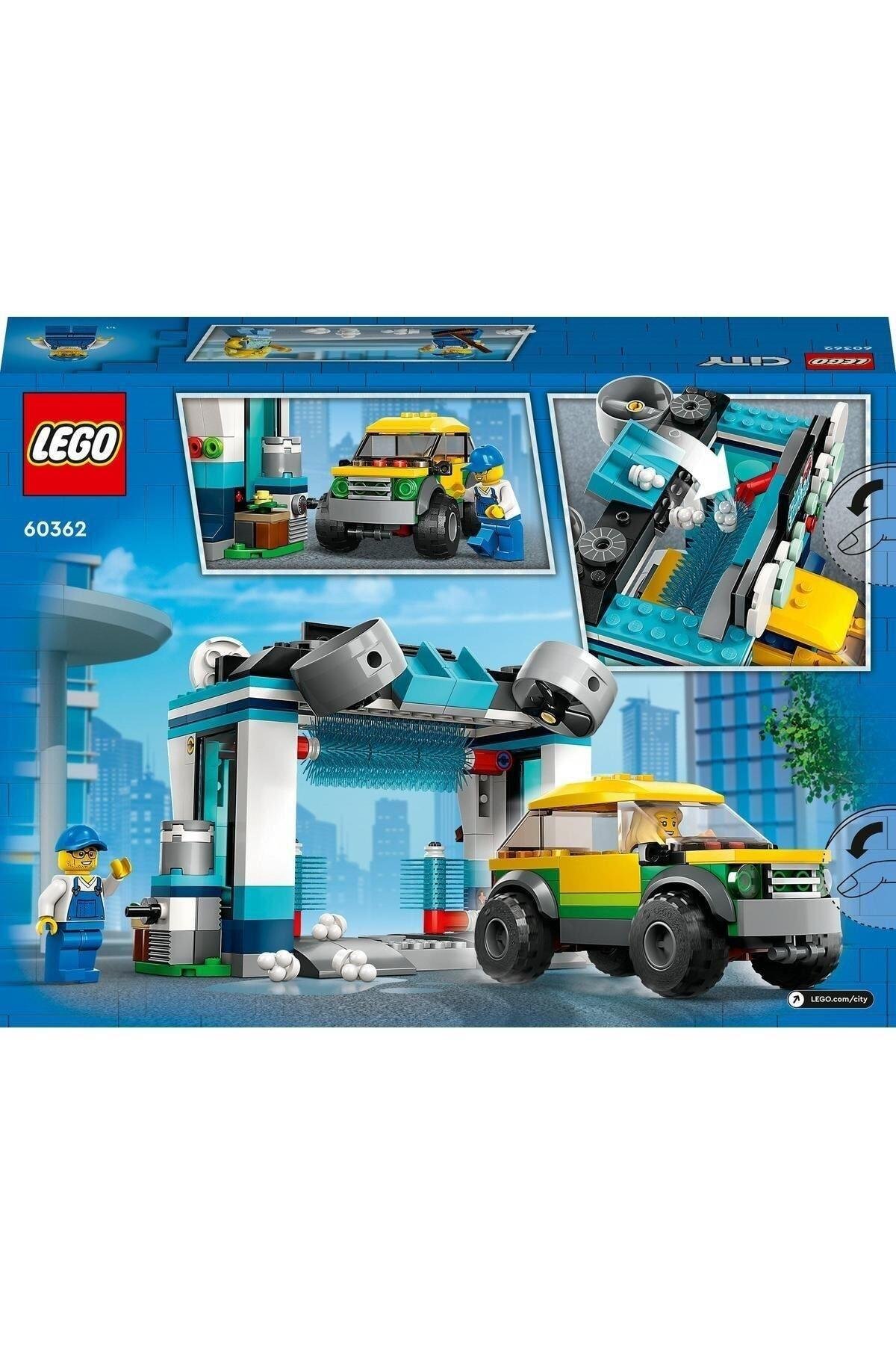 LEGO ®  City Oto Yıkama 60362 - 6 Yaş ve Üzeri Çocuklar İçin Bir Araba-Lego