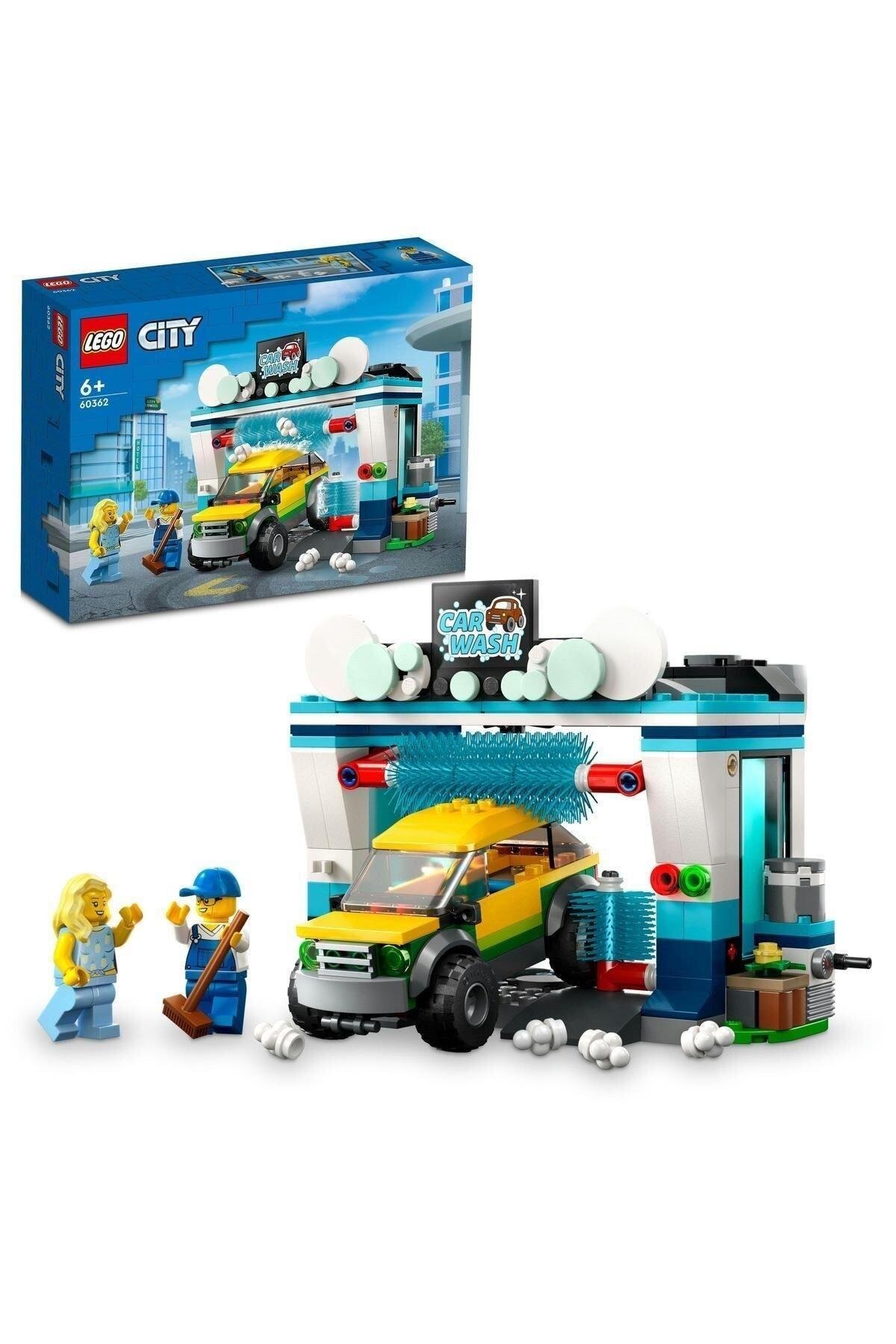 LEGO ®  City Oto Yıkama 60362 - 6 Yaş ve Üzeri Çocuklar İçin Bir Araba-Lego
