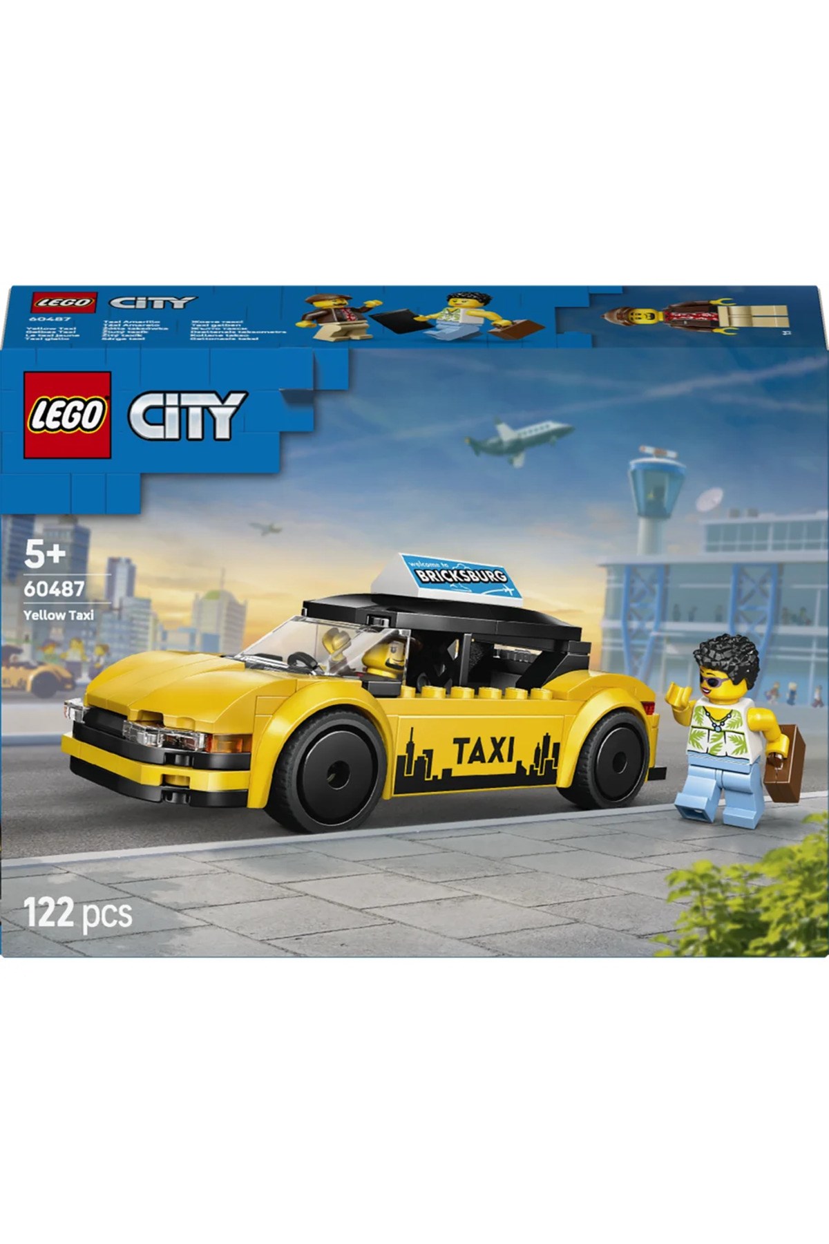 LEGO City Sarı Taksi 60487-Lego